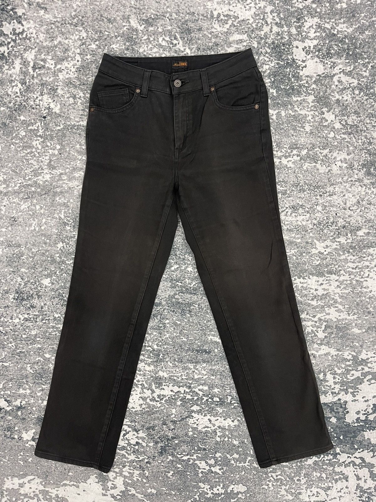 image of Vintage Miss Edwin 404Lw Black Denim, Women's (Size 31)