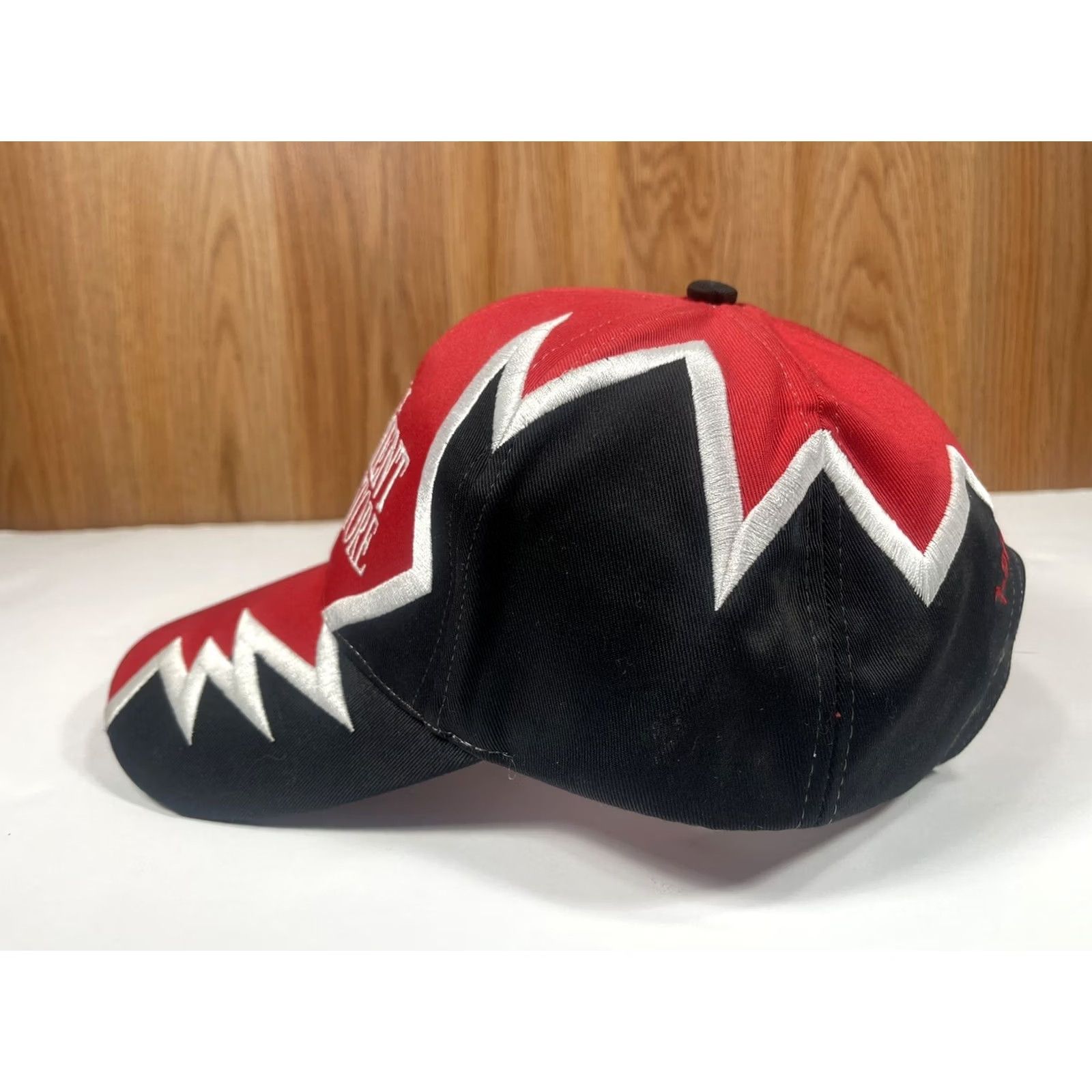 Equipment Professional Image Leather Strap Back Red Hat Cap Mens Adjustable Classic Logo Size ONE SIZE - 4 Thumbnail