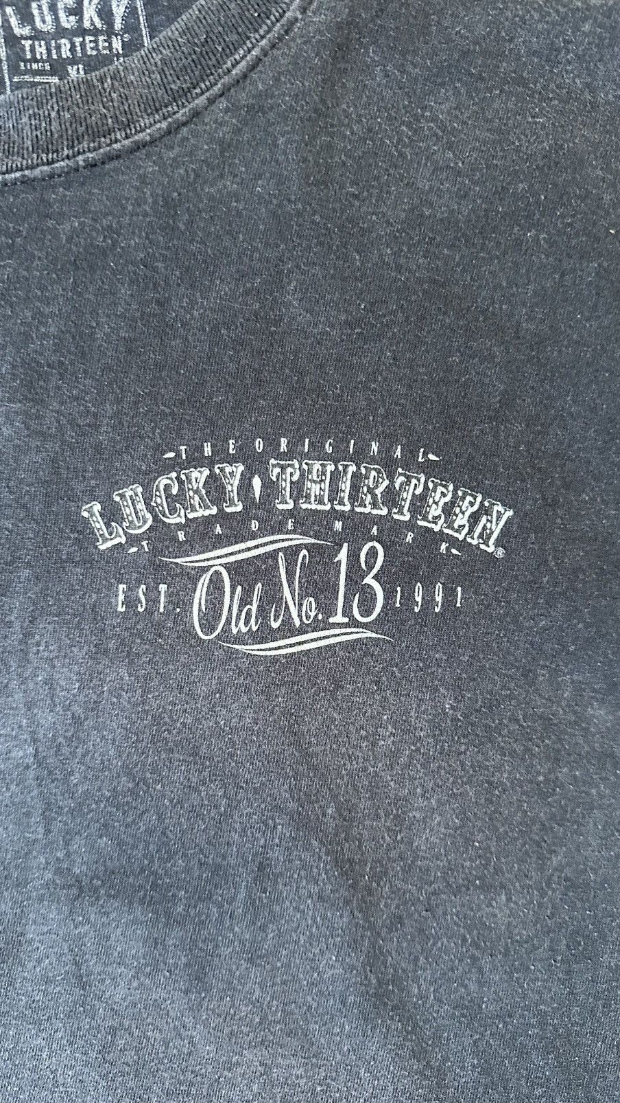 Vintage VINTAGE LUCKY THIRTEEN TEE Size US L / EU 52-54 / 3 - 3 Thumbnail