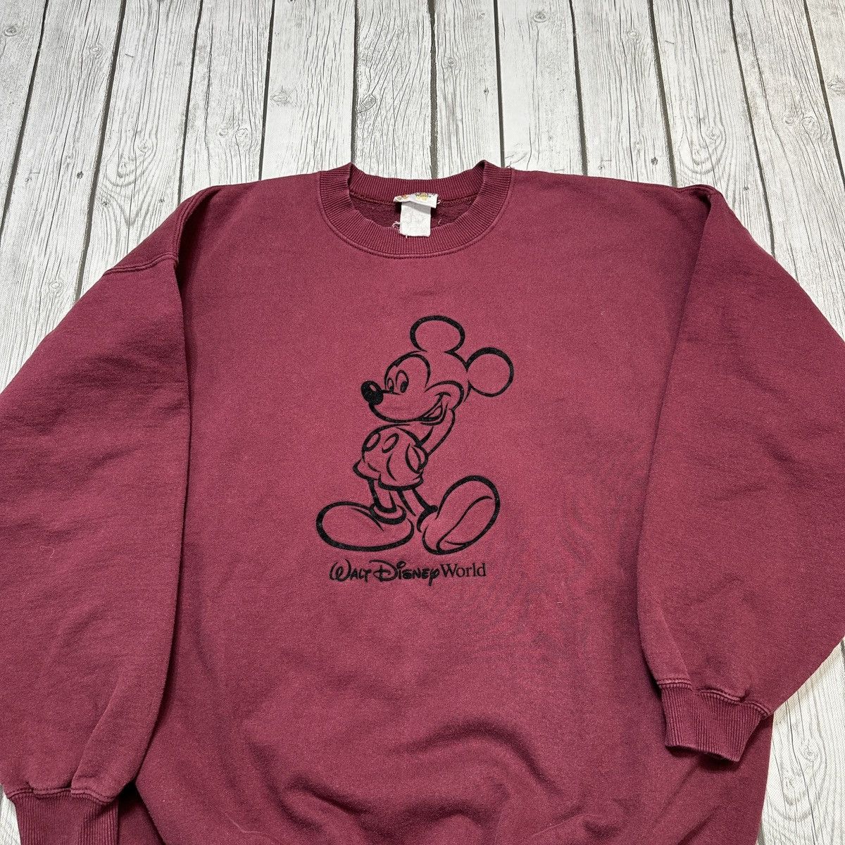 Disney × Mickey Mouse × Vintage Vintage Disney World sweatshirt Size US XL / EU 56 / 4 - 3 Thumbnail