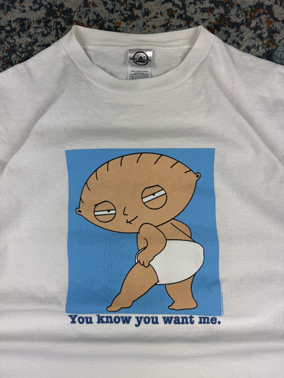 Vintage Vintage 00s Stewie Griffin family guy funny graphic tee Size US M / EU 48-50 / 2 - 4 Thumbnail