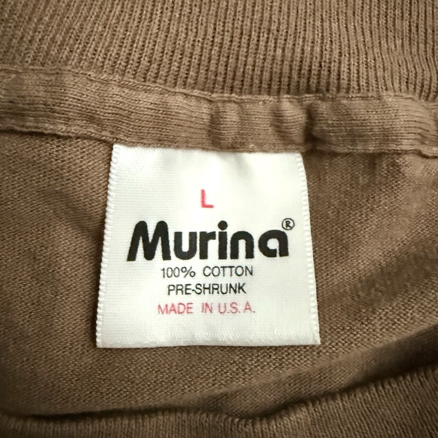 Vintage VINTAGE Murina ARGOSY Seattle T-Shirt Mens Size L Brown USA Graphic 90s Single Stitch Cotton Shirt Mens Size US L / EU 52-54 / 3 - 4 Thumbnail