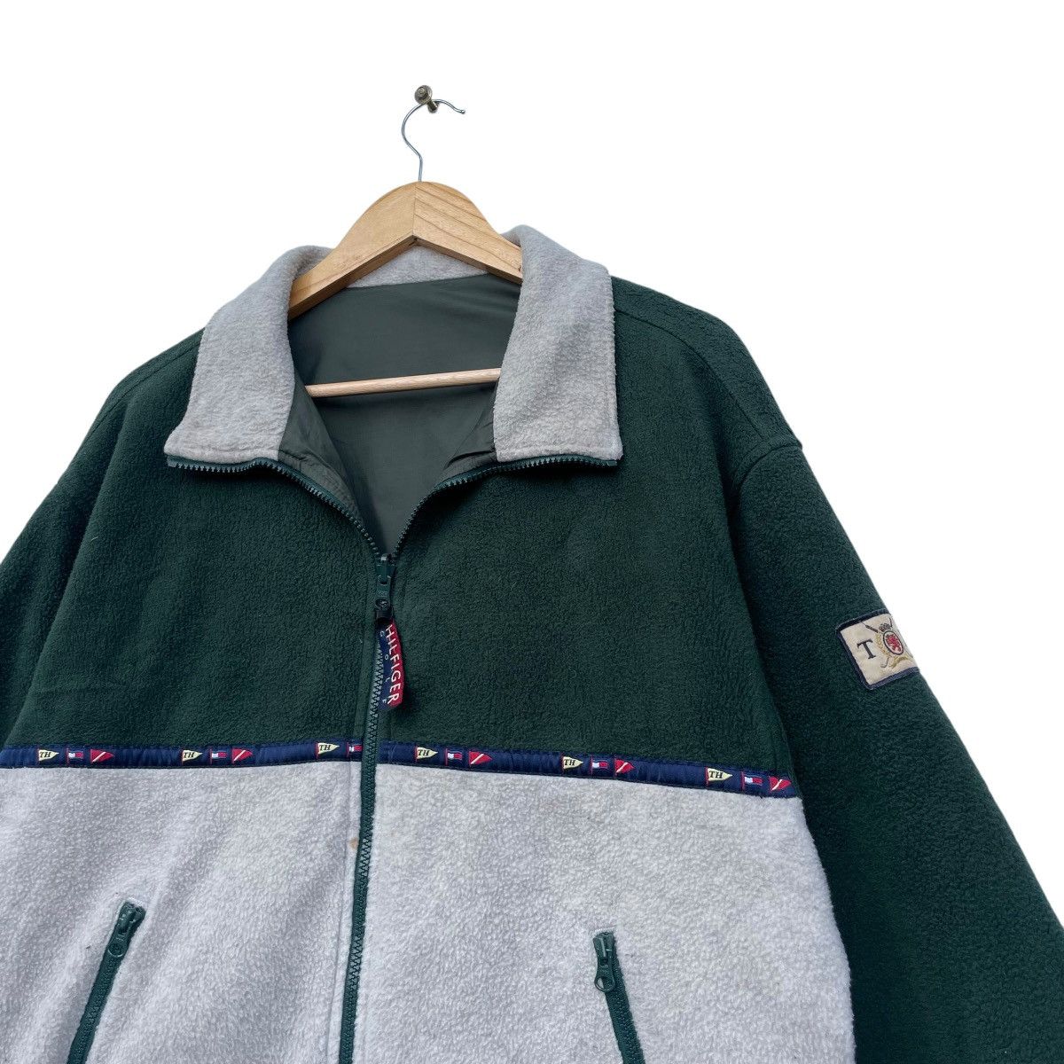 Tommy Hilfiger × Vintage 💥Vintage Tommy Hilfiger Golf Reversible Jacket Size US M / EU 48-50 / 2 - 3 Thumbnail