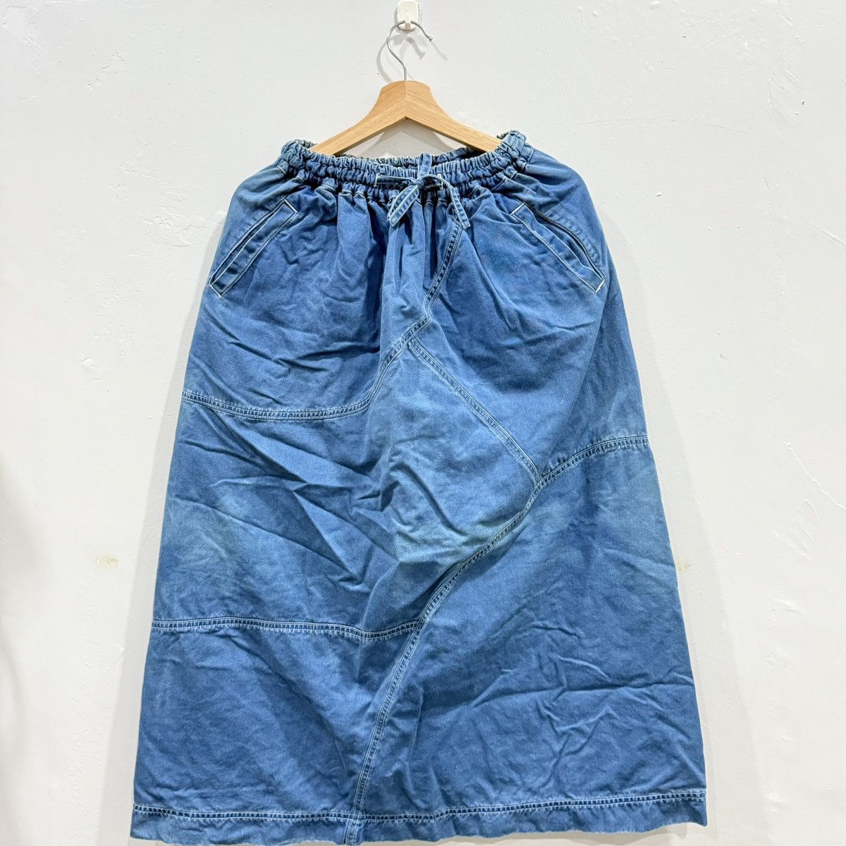 Issey Miyake Hai Sporting Gear Jeans Skirt Size 25" / US 0 / IT 36 - 1 Thumbnail