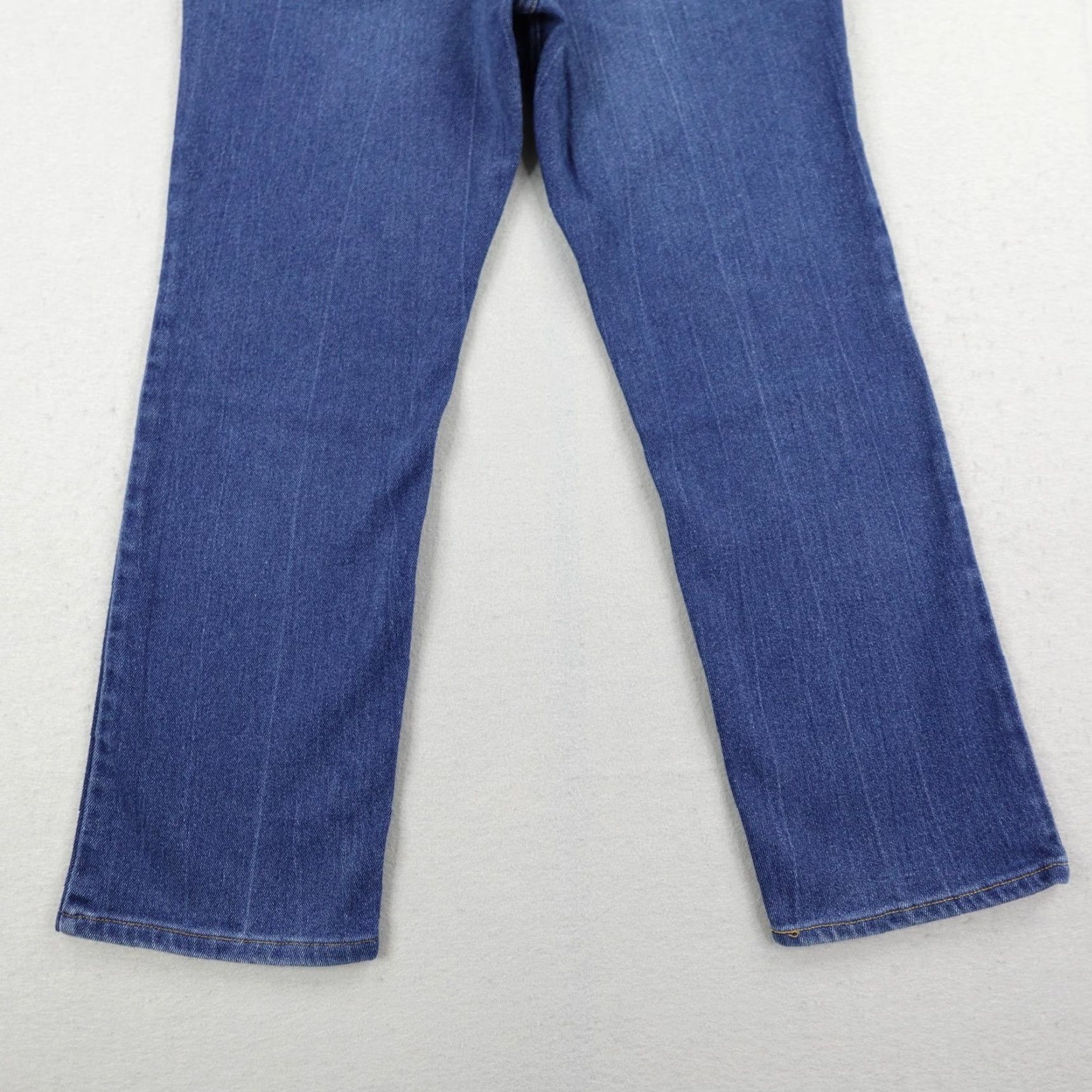 Levi's Vintage Levis Jeans Mens 36x30 Blue Denim 547 Brown Tab Faded Straight Leg Y2K Leather? Size US 36 / EU 52 - 7 Thumbnail