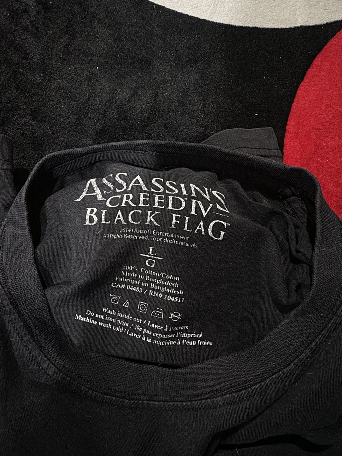 Playstation Assassin Creed IV Black Flag Tee Size US L / EU 52-54 / 3 - 6 Thumbnail