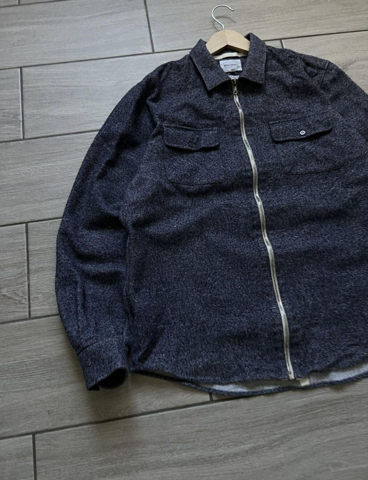 Norse Projects Vintage Overshirt NORSE PROJECTS Kyle Wool Pocket Jacket Size US L / EU 52-54 / 3 - 6 Thumbnail