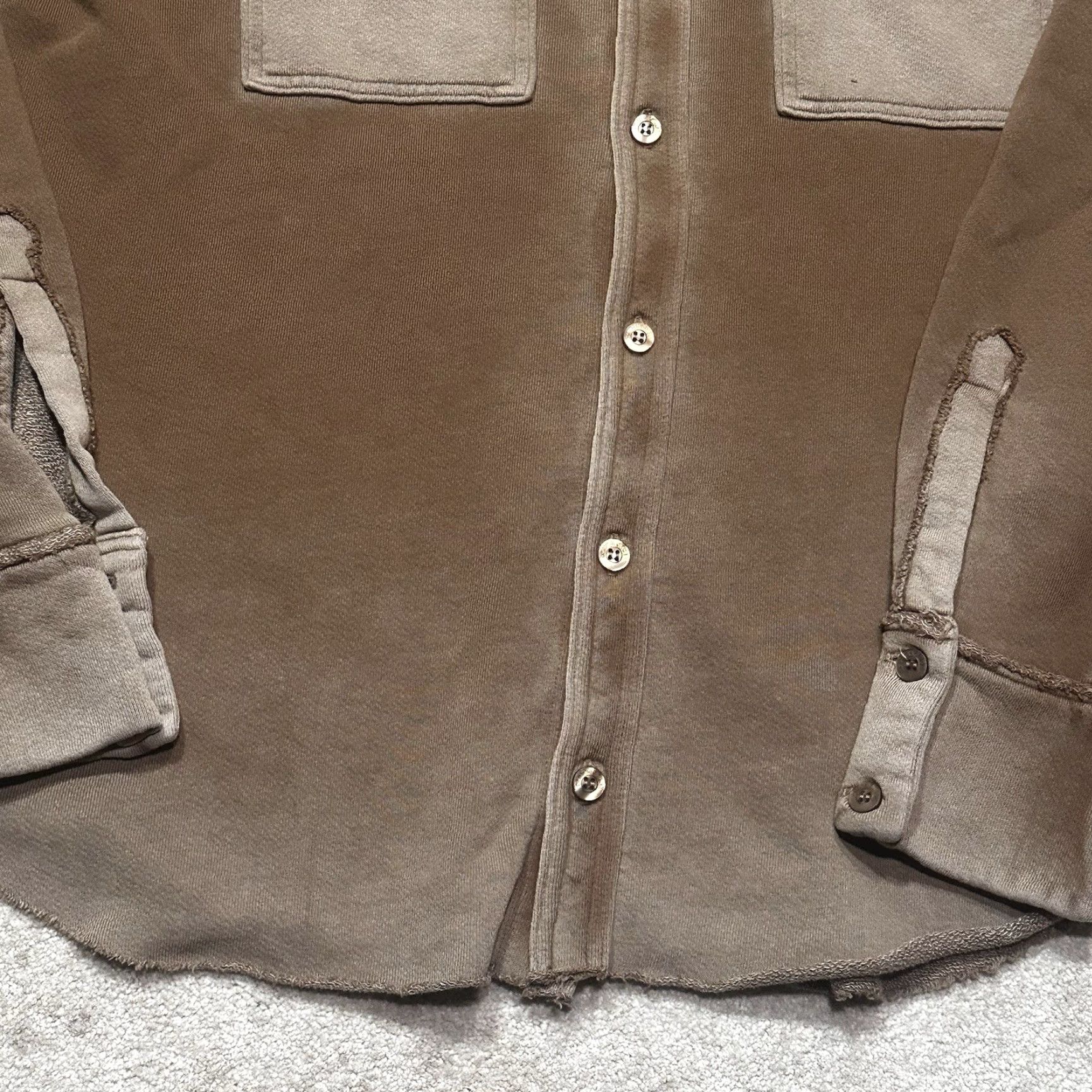 Vintage NWOT Cotton Citizen Bronx Button Up Shirt Jacket Shacket Mens XL Brown Size US XL / EU 56 / 4 - 4 Thumbnail