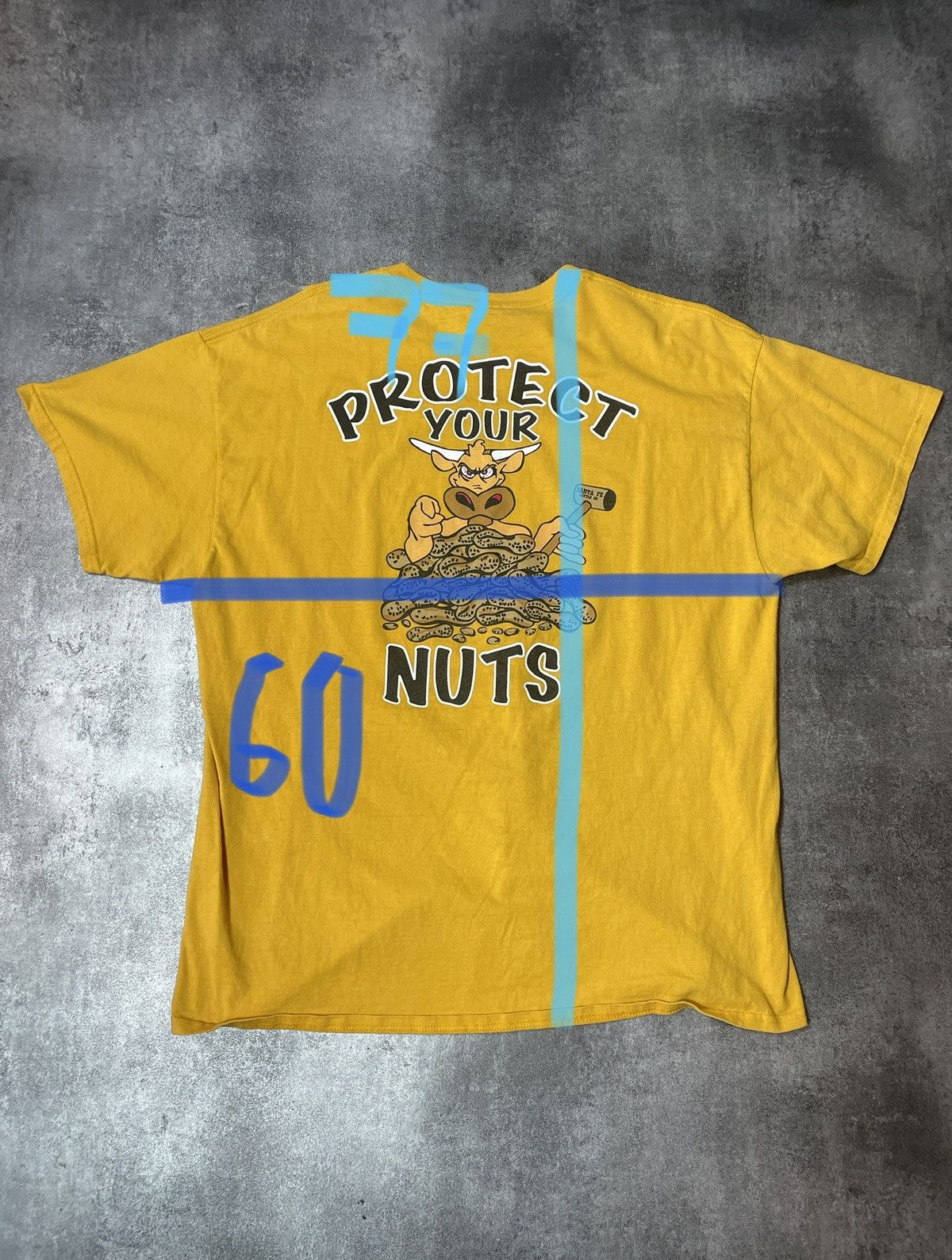 Vintage 🔥Offers🔥Vintage Y2K Humor Tee Protect Your Nuts Size US XXL / EU 58 / 5 - 10 Thumbnail