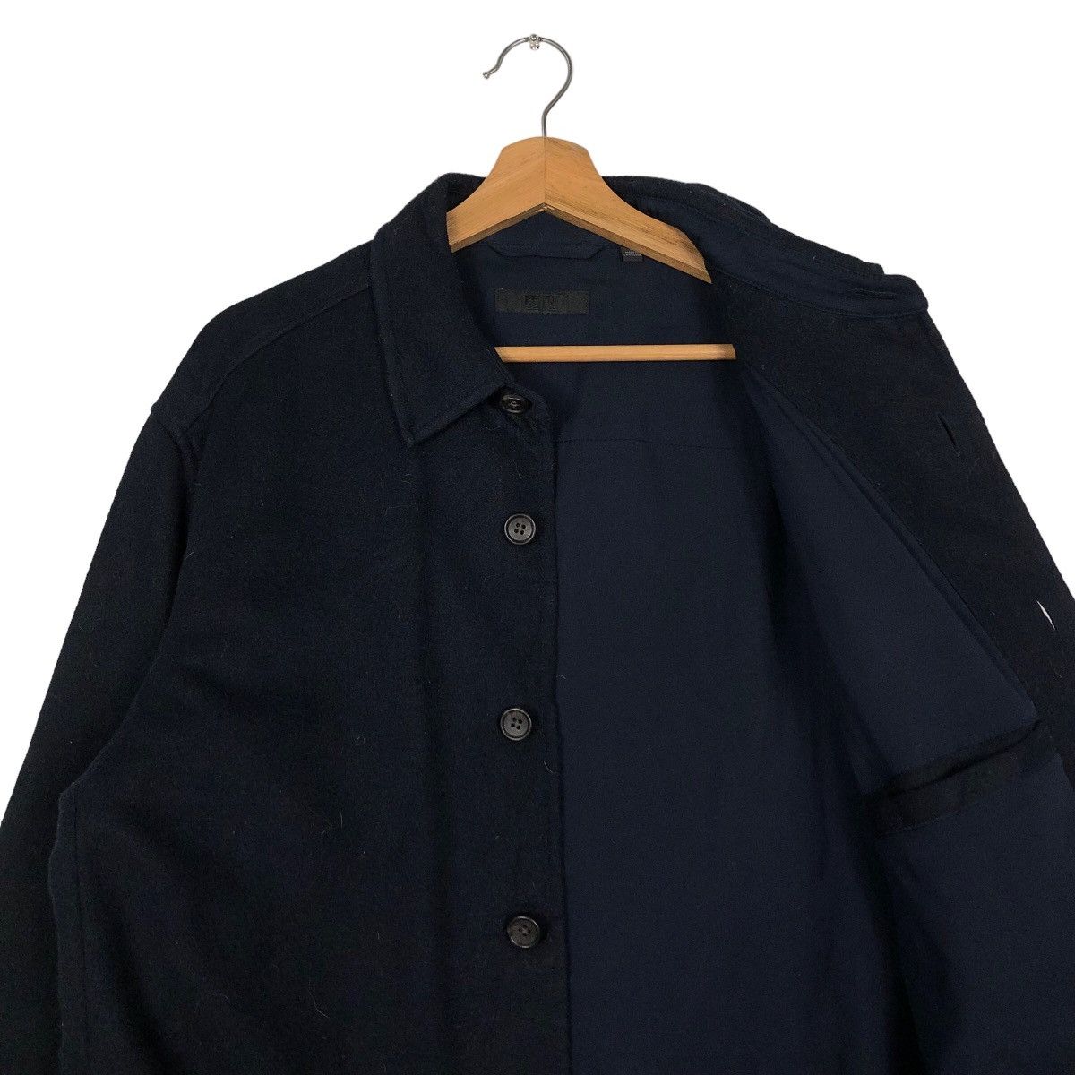 Japanese Brand 🔥Vintage Wool Shirt Biker Jacket Uniqlo Japan Issey Miyake Size US L / EU 52-54 / 3 - 12 Thumbnail