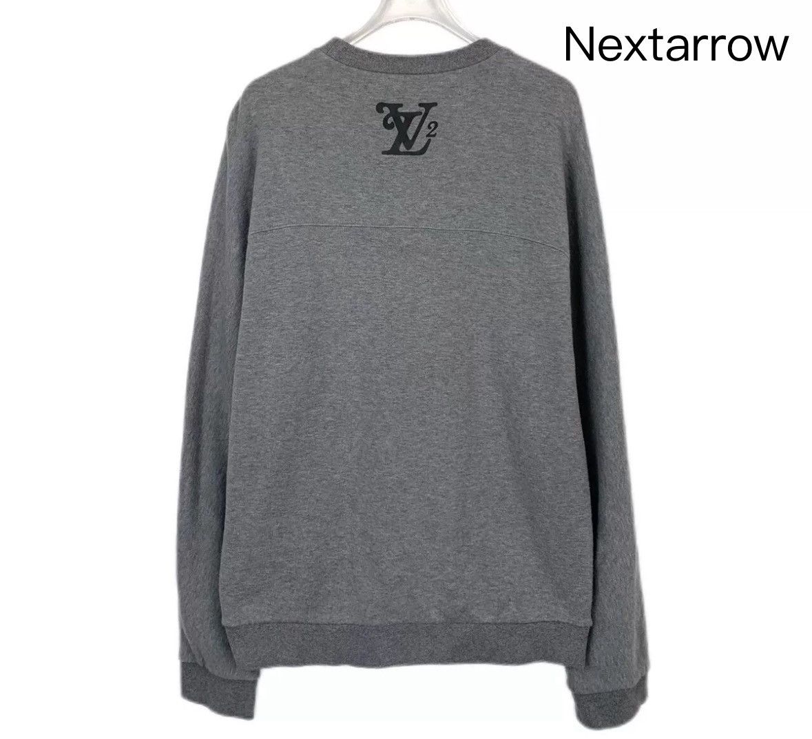 Louis Vuitton Louis Vuitton gray cotton long sleeved sweatshirt Size US M / EU 48-50 / 2 - 2 Thumbnail