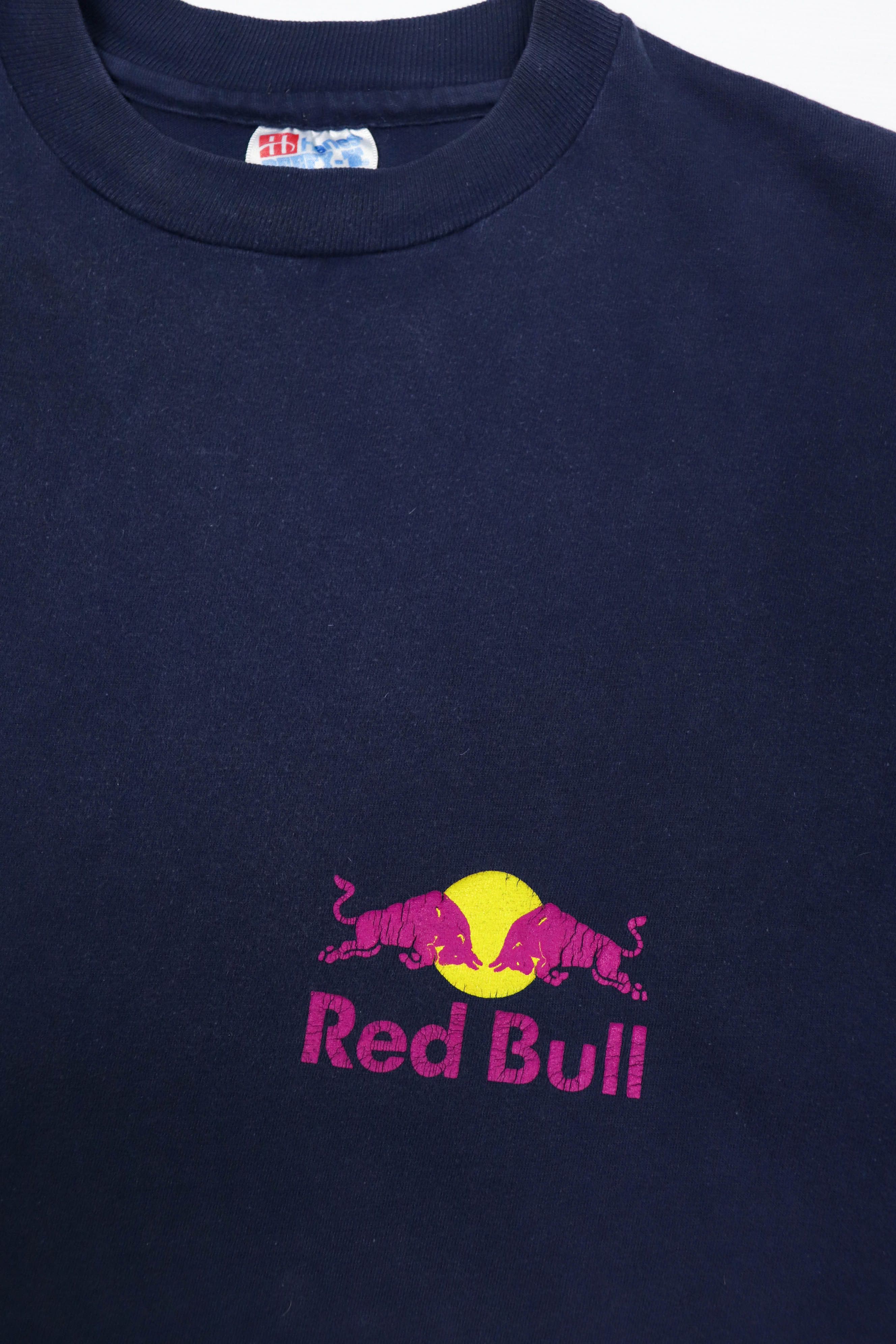 Red Bull Red Bull Vintage 90s Made in USA Sun Faded Graphics T-shirt Size US XL / EU 56 / 4 - 10 Thumbnail