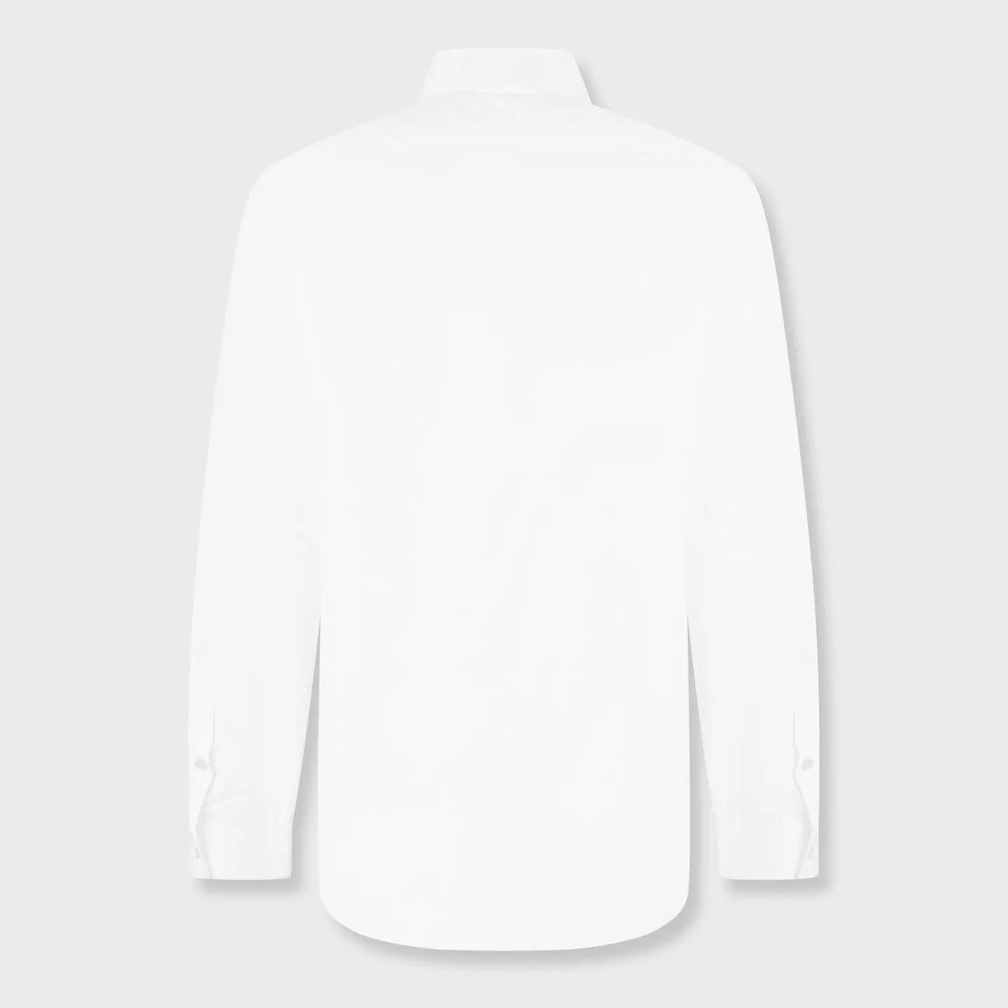 Balmain o1g2r1mq0426 Emblam Long Sleeve Plain Shirt in White Size US L / EU 52-54 / 3 - 2 Thumbnail
