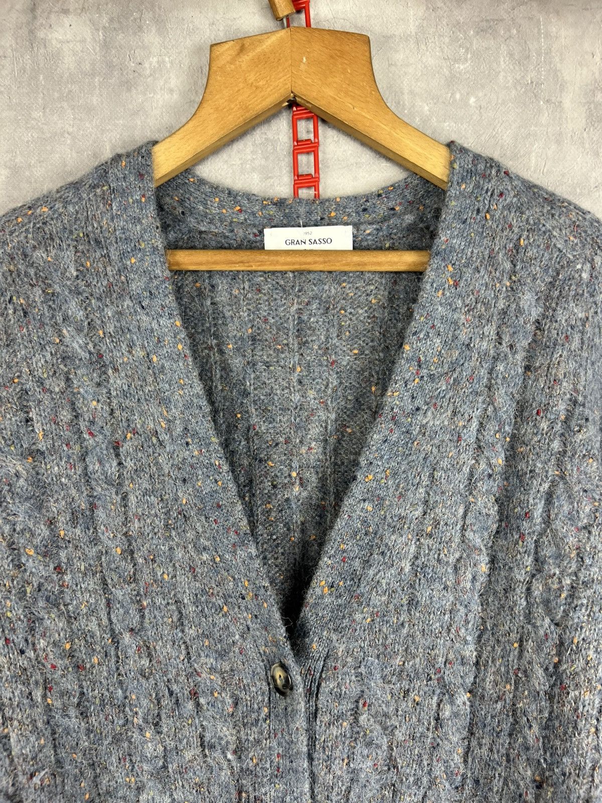 Gran Sasso Gran Sasso Alpaca Women Long Cardigan Size 46 Size L / US 10 / IT 46 - 7 Thumbnail