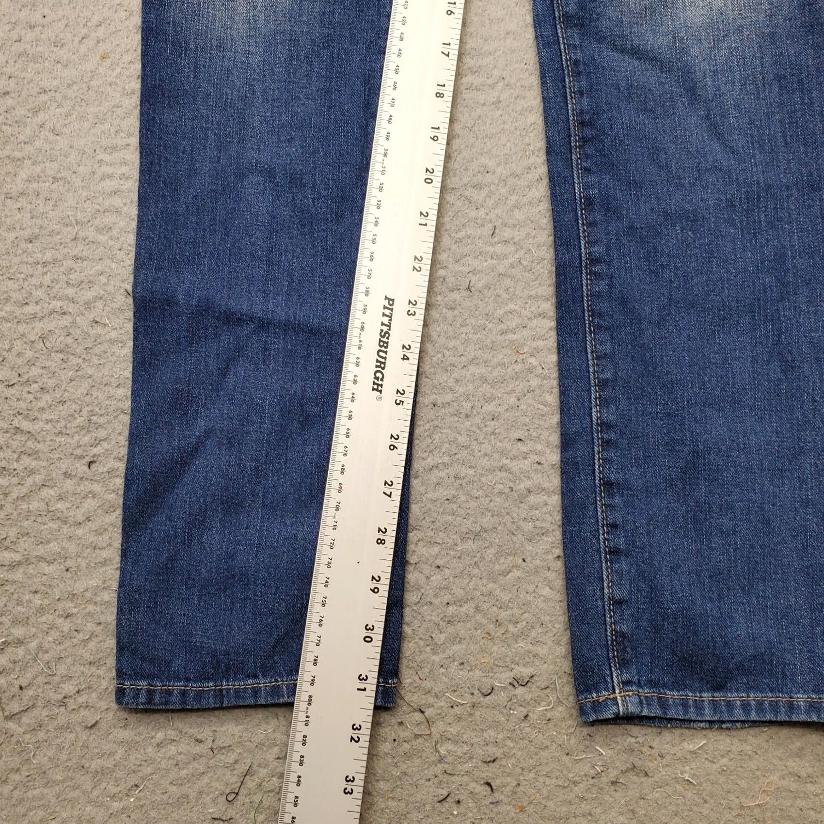 Denime Bullhead Womens 5 Jeans Skinny Blue Denim The 215 Slim Slouch Faded Whiskered Size 27" / US 4 / IT 40 - 4 Thumbnail