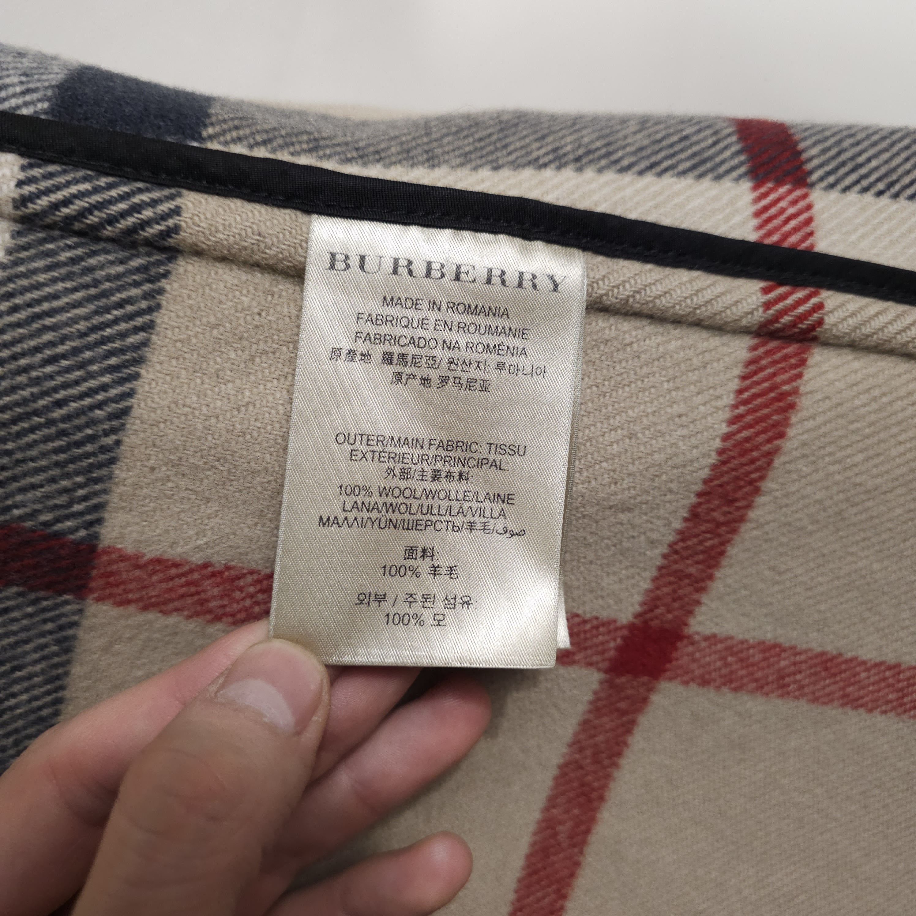 Burberry Burberry Brit Wool Duffle Coat Hooded Nova Check US 8 ITA 42 Size M / US 6-8 / IT 42-44 - 10 Thumbnail