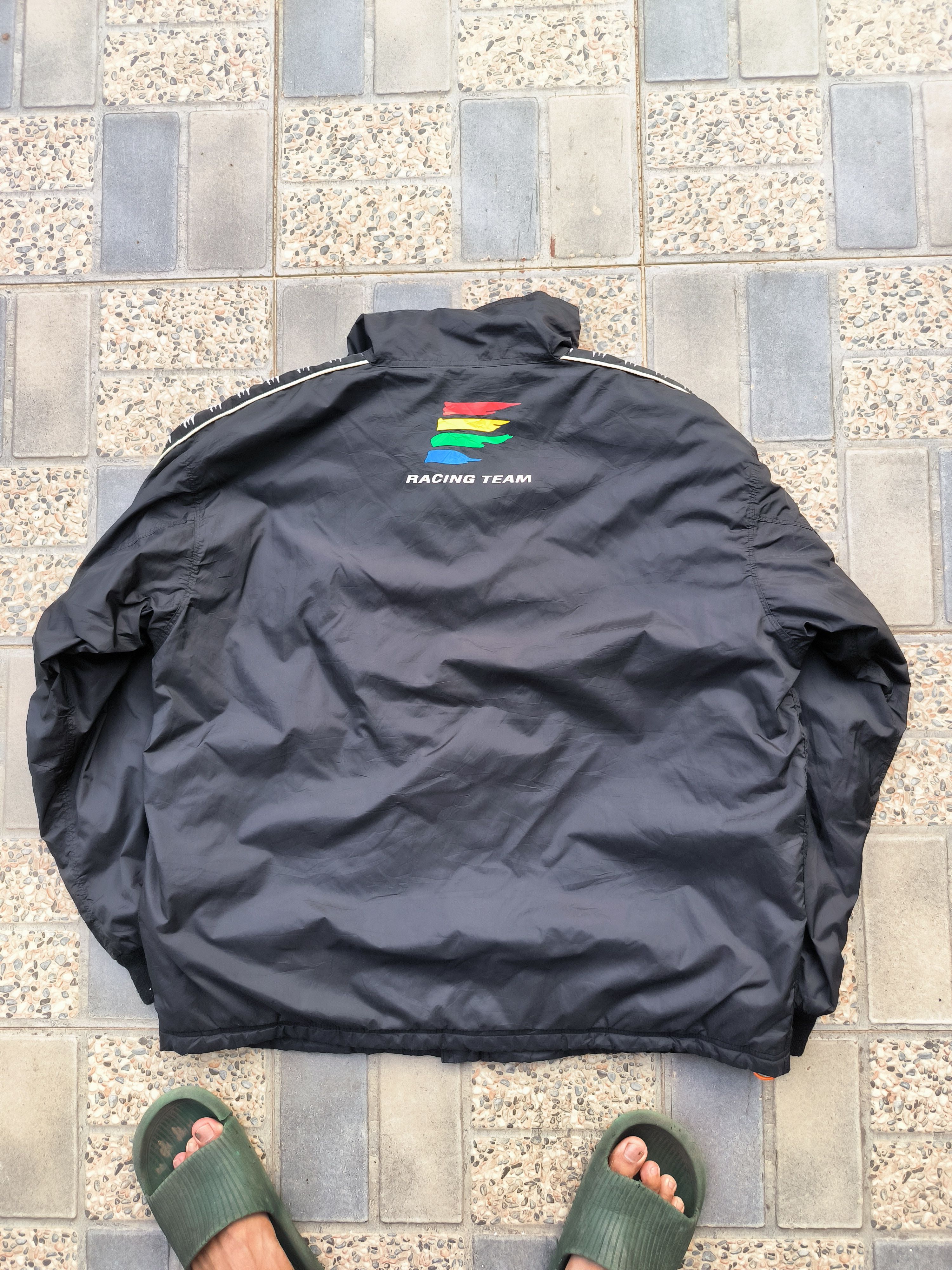 Benetton Vintage 1990s Benetton F1 Taped Jacket Size US XL / EU 56 / 4 - 4 Thumbnail
