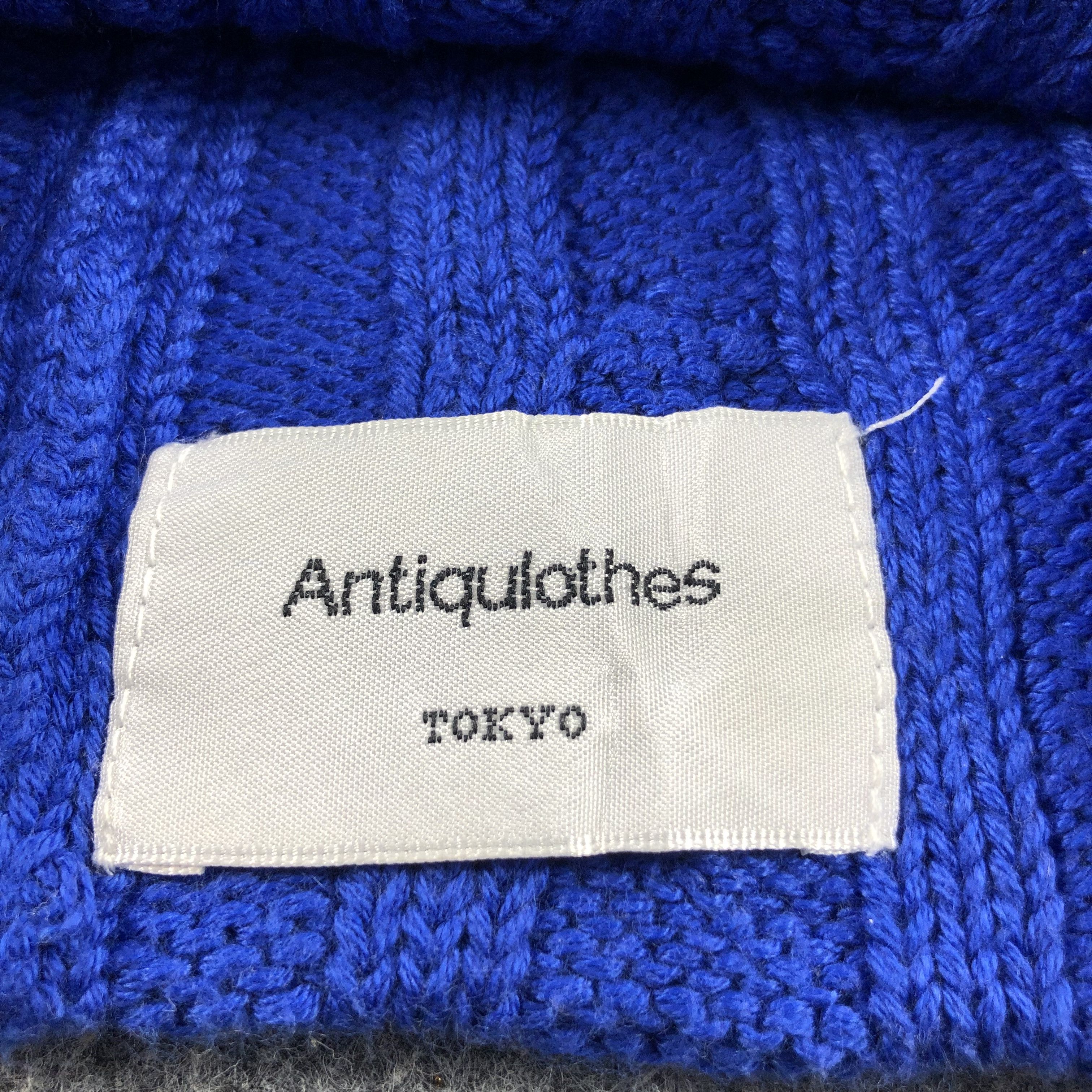Japanese Brand Antiqulothes Tokyo Cable Knit Beanie Snowcap Snow Hat B391 Size ONE SIZE - 5 Thumbnail