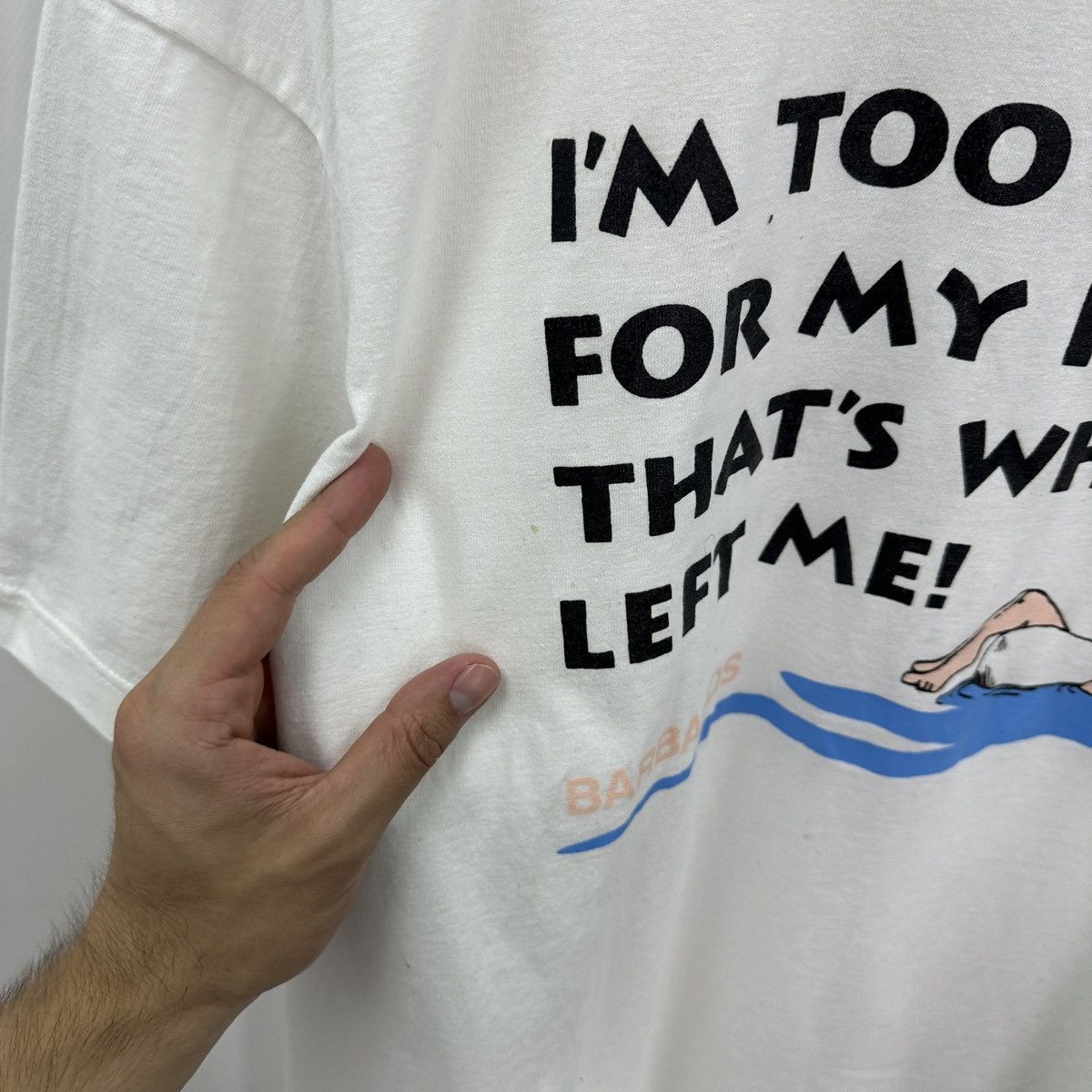 Vintage Vintage 90s I’m too sexy for my hair tee humor bald guy y2k Size US XXL / EU 58 / 5 - 4 Thumbnail