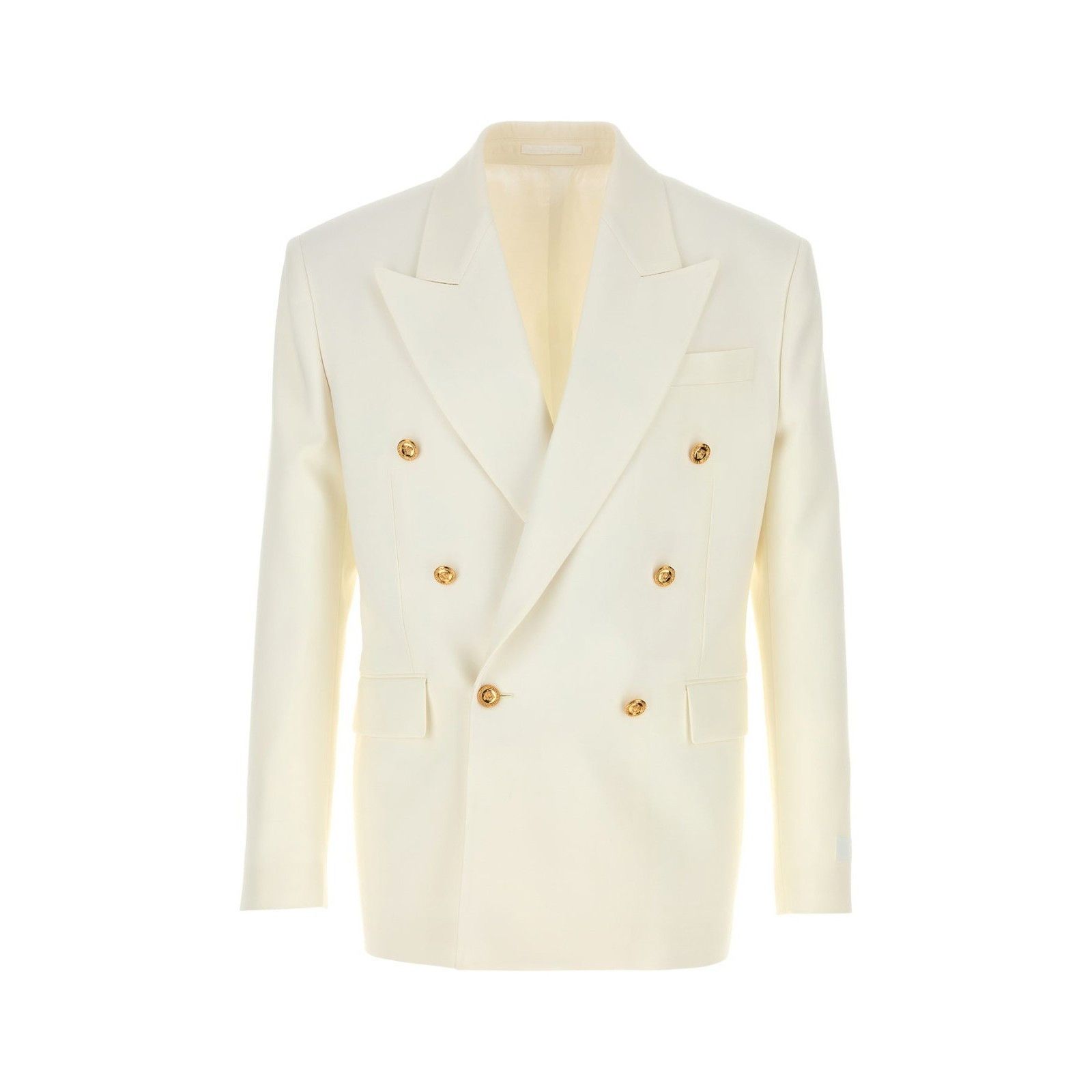 Versace VERSACE Ivory Wool Blazer New And Authentic (Men's size:XL;) Size US XL / EU 56 / 4 - 1 Thumbnail