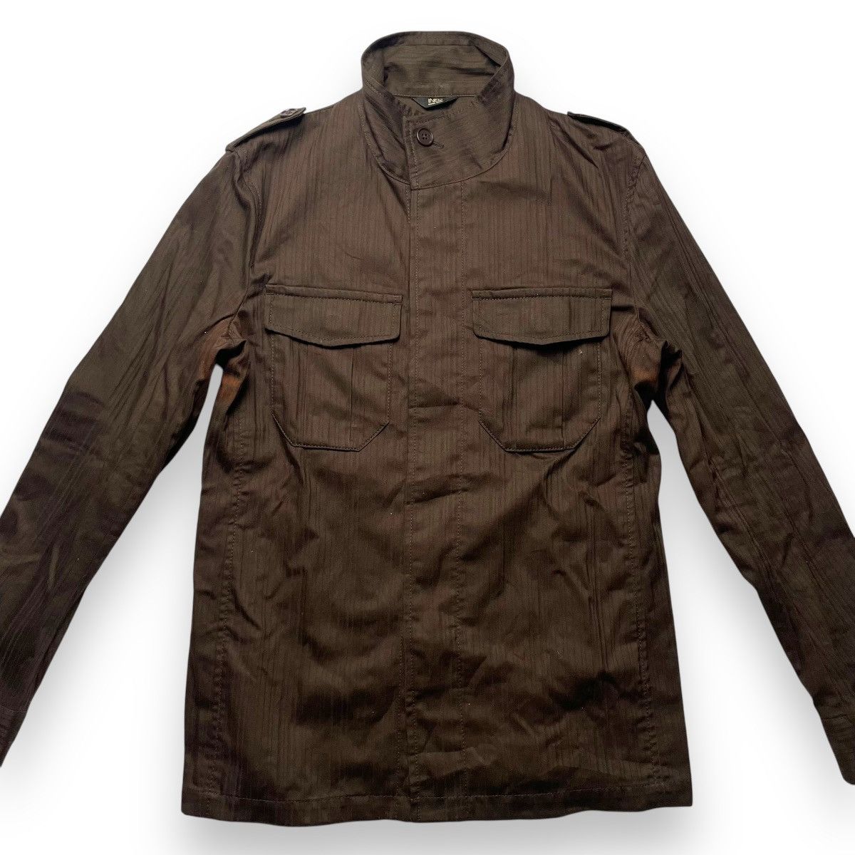 Yohji Yamamoto INED HOMME YOHJI YAMAMOTO STRIPES BUTTON UP FIELD JACKET Size US M / EU 48-50 / 2 - 4 Thumbnail