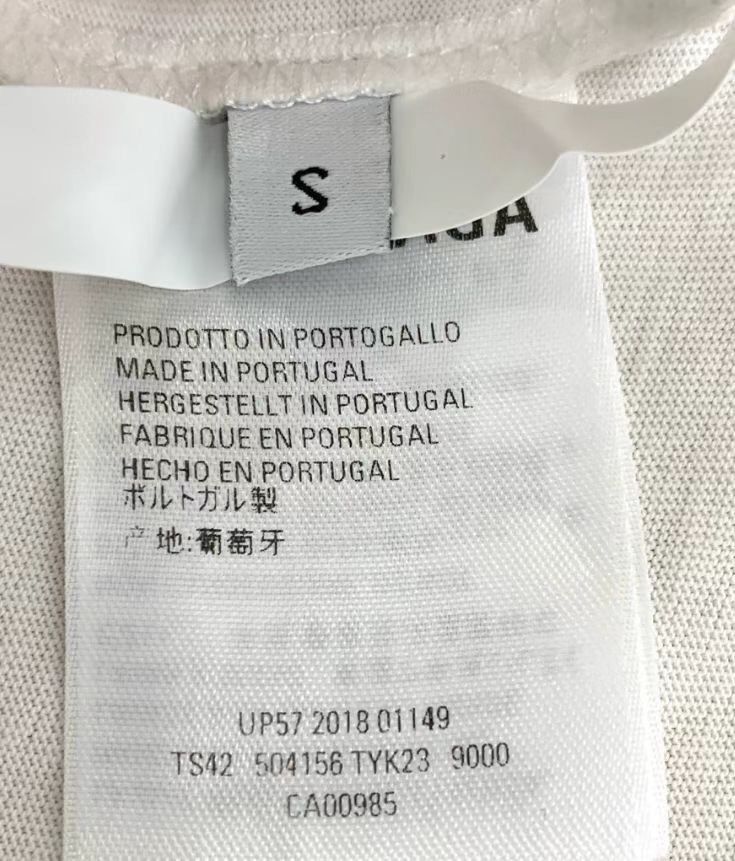 Balenciaga Balenciaga logo lock print round neck white cotton short Size US S / EU 44-46 / 1 - 7 Thumbnail
