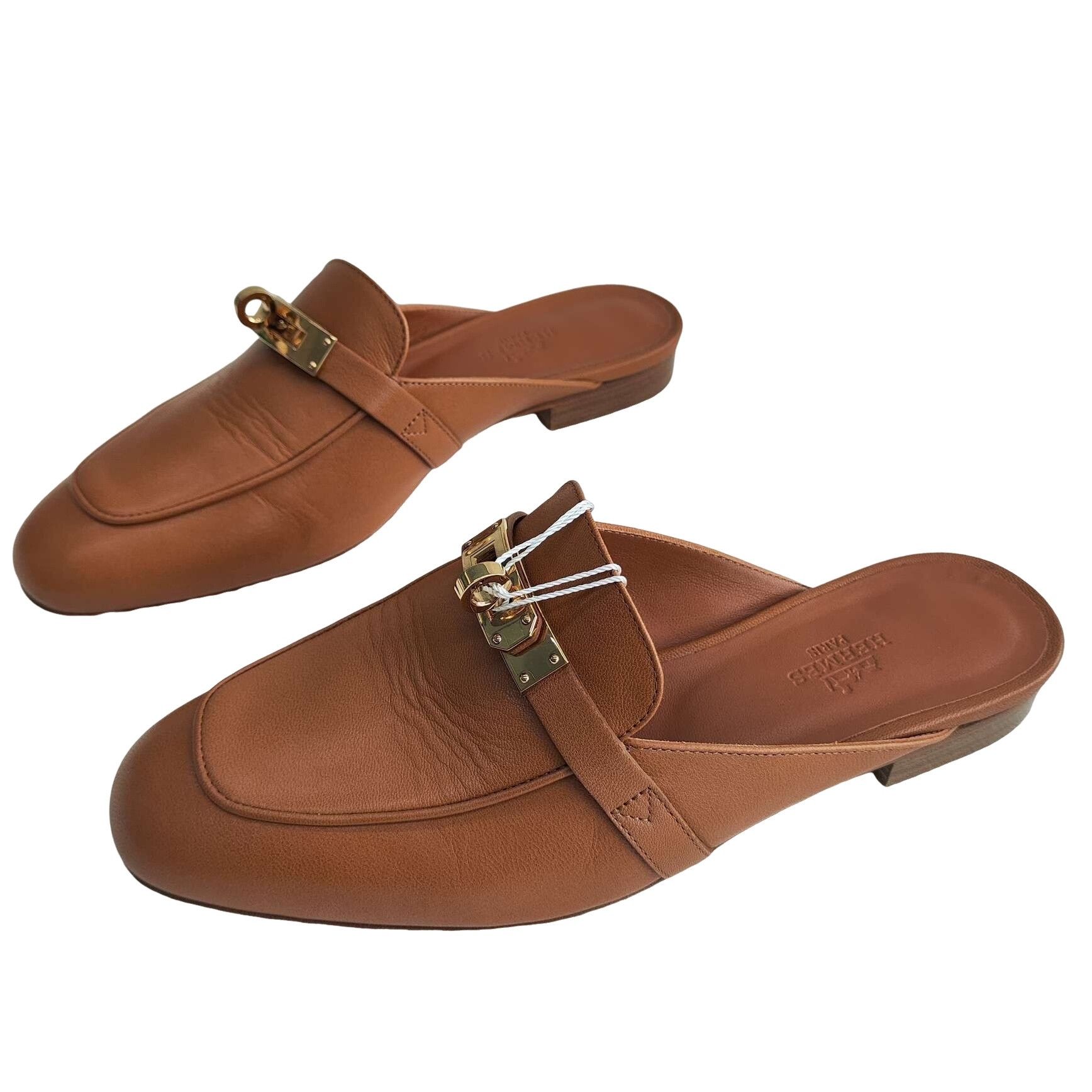 Hermes Hermès Oz Leather Mules Size 36 Size US 6 / IT 36 - 1 Thumbnail