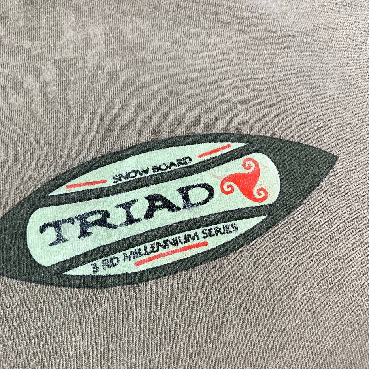 Burton Vintage 90s TRIAD Snowboard 3rd Millennium Series Tee Size US M / EU 48-50 / 2 - 7 Thumbnail