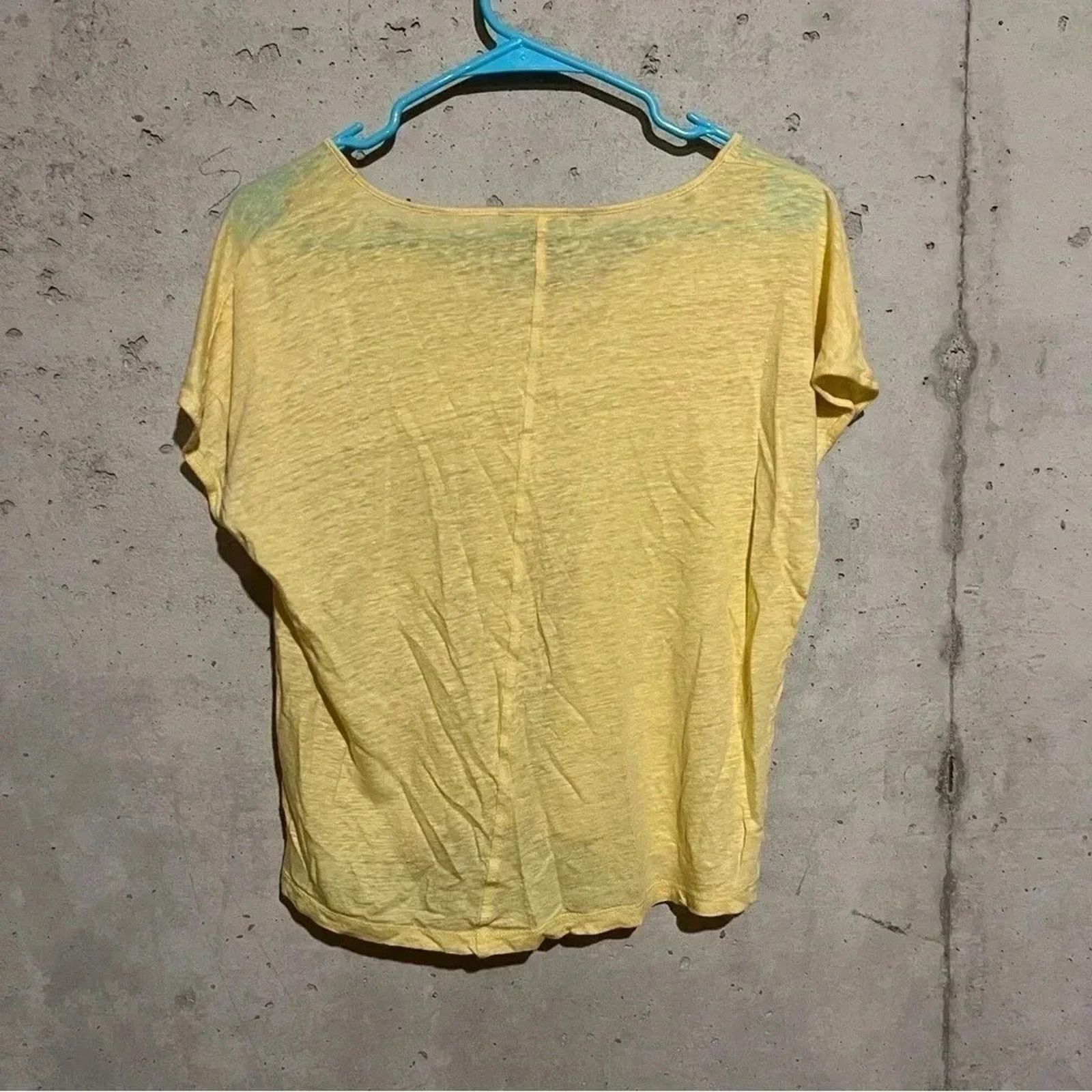 Armani Exchange A/X Armani Exchange Women’s 100% Linen Short Sleeved Shirt M Size M / US 6-8 / IT 42-44 - 5 Thumbnail