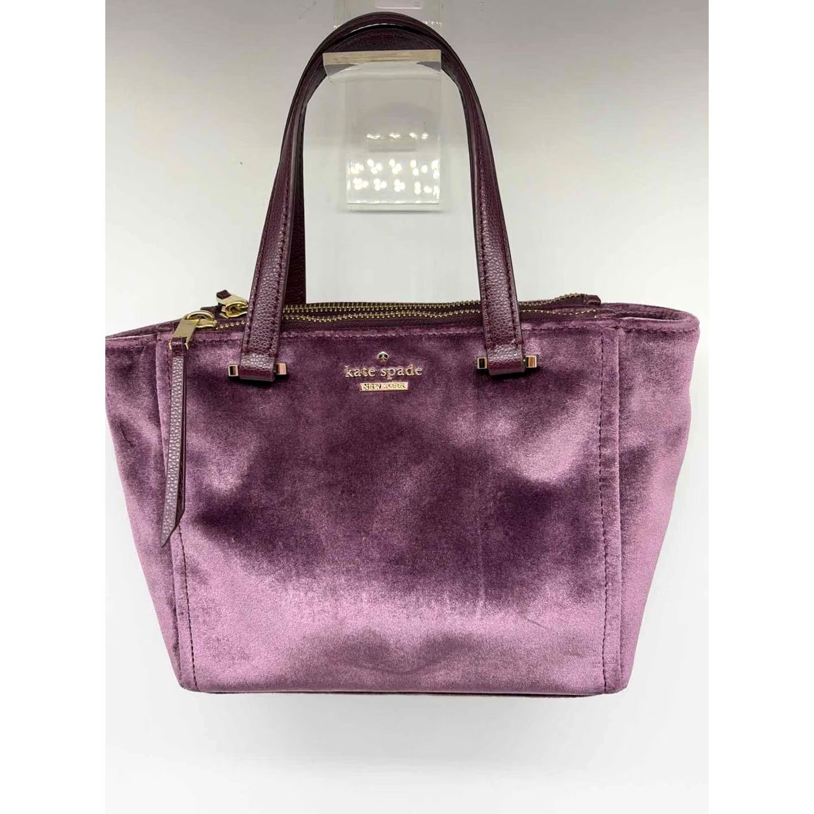 Vintage Kate Spade Purple Shoulder Bag Size ONE SIZE - 7 Thumbnail