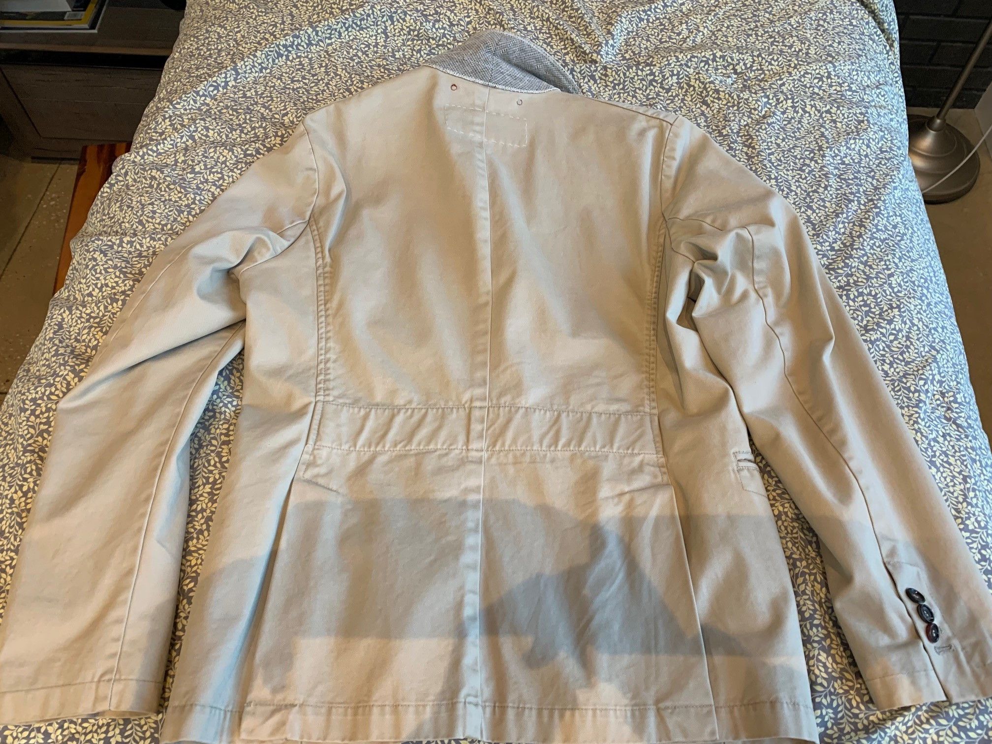 Other Montedoro Cotton Beige Sports Coat Size 40R - 6 Thumbnail
