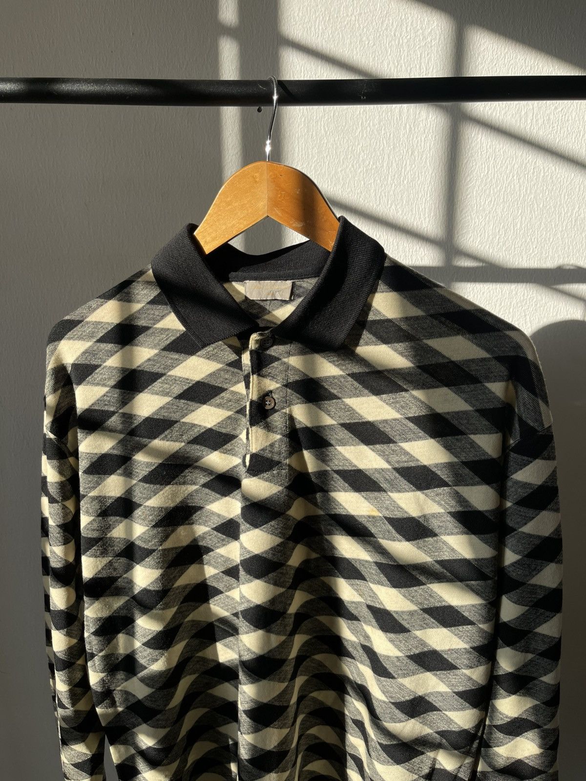 Comme des Garcons Homme Plus 90s Comme Des Garcons Homme Wool Polo Long Sleeve #99 Size US L / EU 52-54 / 3 - 2 Thumbnail