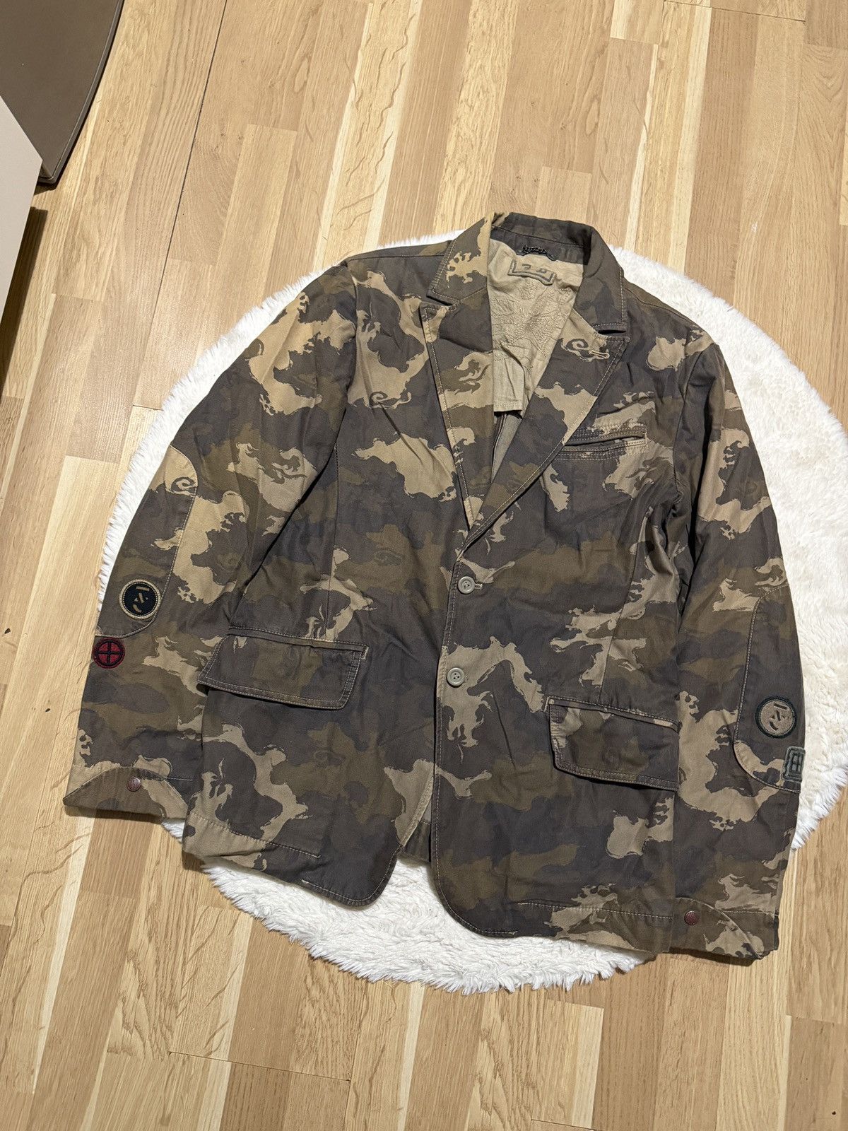 Diesel Diesel blazer camouflage jacket archive yyymamoto punk rare Size US M / EU 48-50 / 2 - 2 Thumbnail