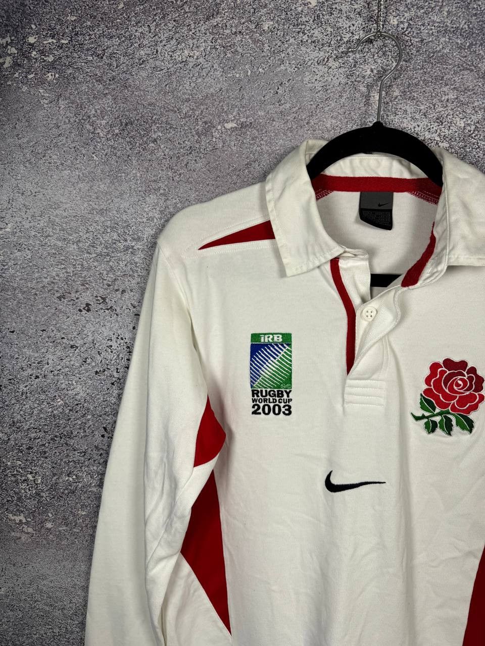 Nike ENGLAND RUGBY SHIRT 2003 Nike Home World Cup Jersey Size US S / EU 44-46 / 1 - 3 Thumbnail