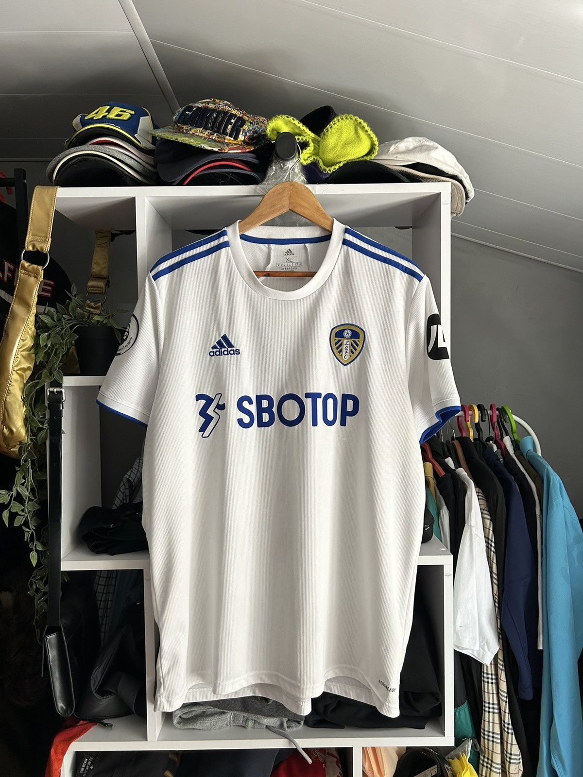 Adidas Leeds United 2020/21 Home Adidas jersey Size US XL / EU 56 / 4 - 1 Thumbnail