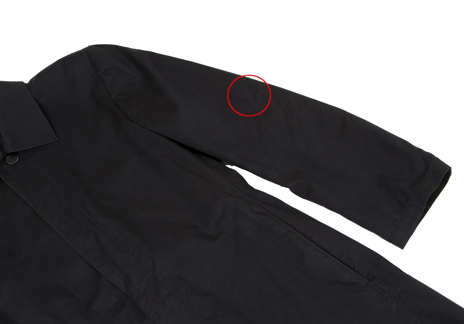 Jean Paul Gaultier Cotton Nylon Stitch Design Coat in Black Size 46 Size US S / EU 44-46 / 1 - 7 Thumbnail