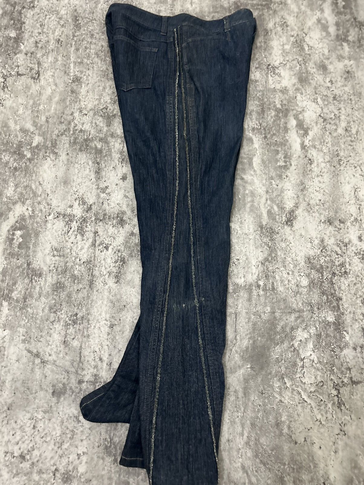 If Six Was Nine × Japanese Brand × Kansai Yamamoto kansai Bis By Kansai Yamamoto Flare Soft Jeans Size US 29 - 8 Thumbnail