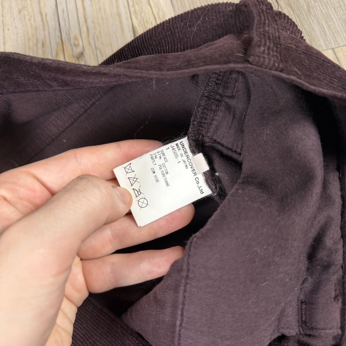 Undercover Rare Undercoverism Undercover Insert Plum Corduroy Pants Size US 30 / EU 46 - 5 Thumbnail
