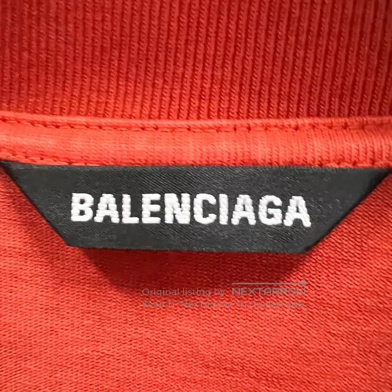 Balenciaga Balenciaga White and Red Double Hook Logo Embroidered Shor Size US M / EU 48-50 / 2 - 5 Thumbnail