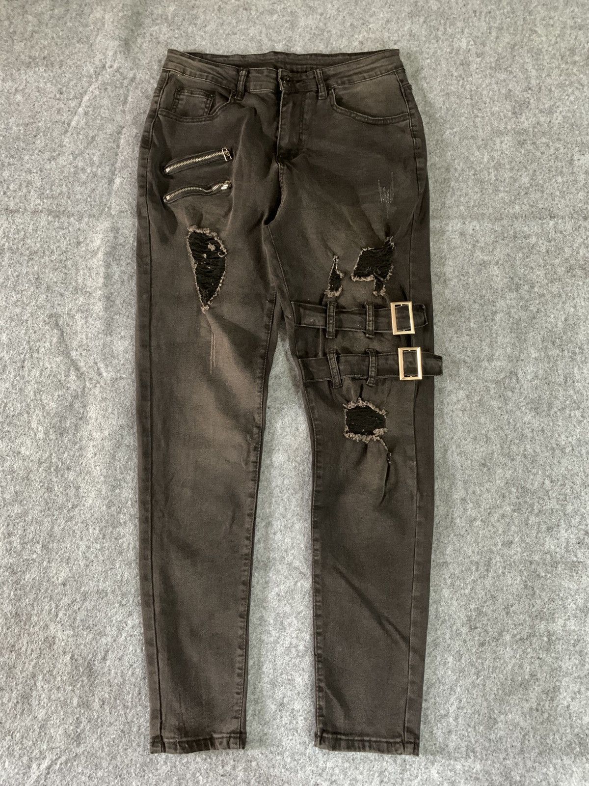 Japanese Brand Vintage Bondage Faded Punk style Size US 28 / EU 44 - 1 Thumbnail