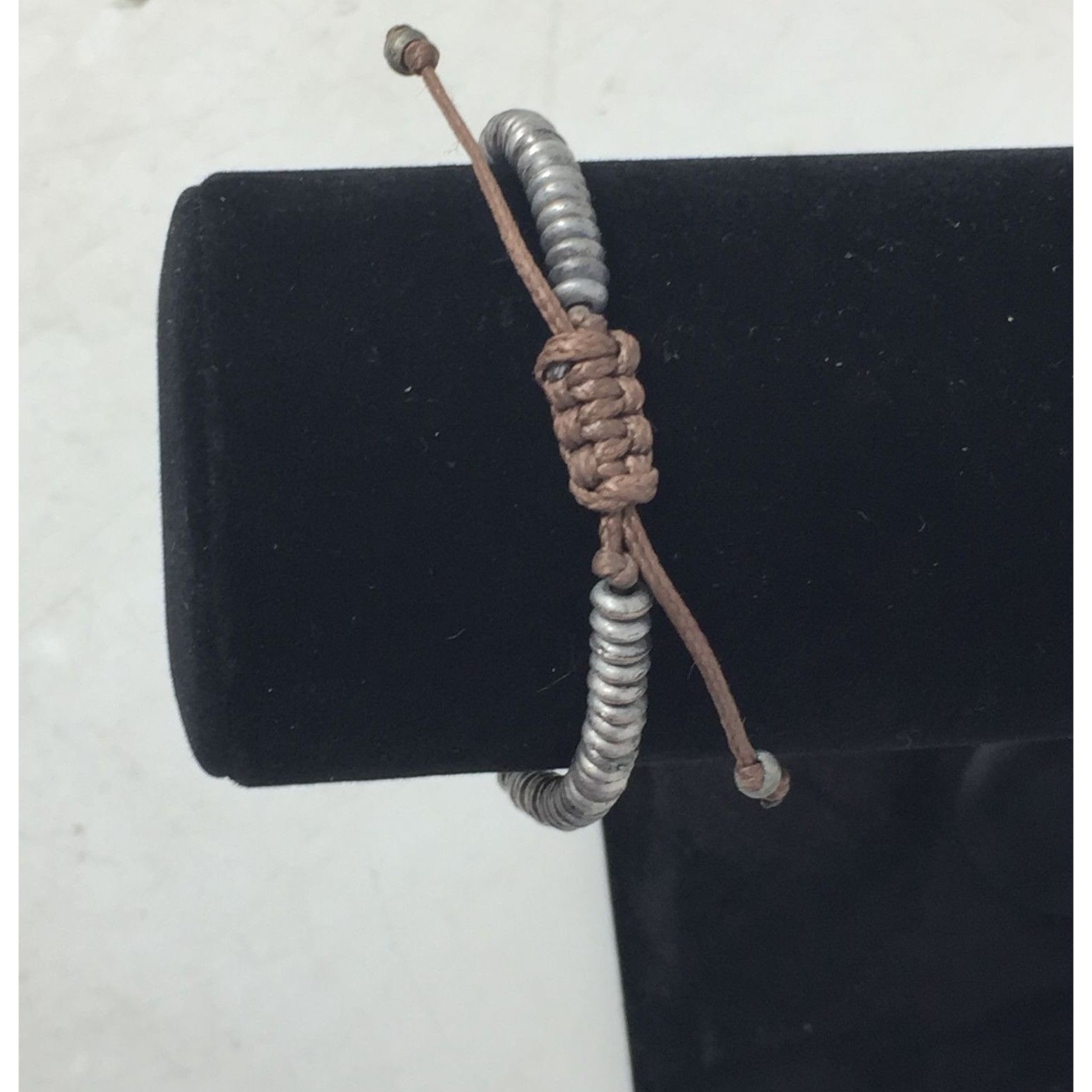 Other Women's Adjustable Bracelet/Anklet with Silver Tone Beads Size ONE SIZE - 6 Thumbnail