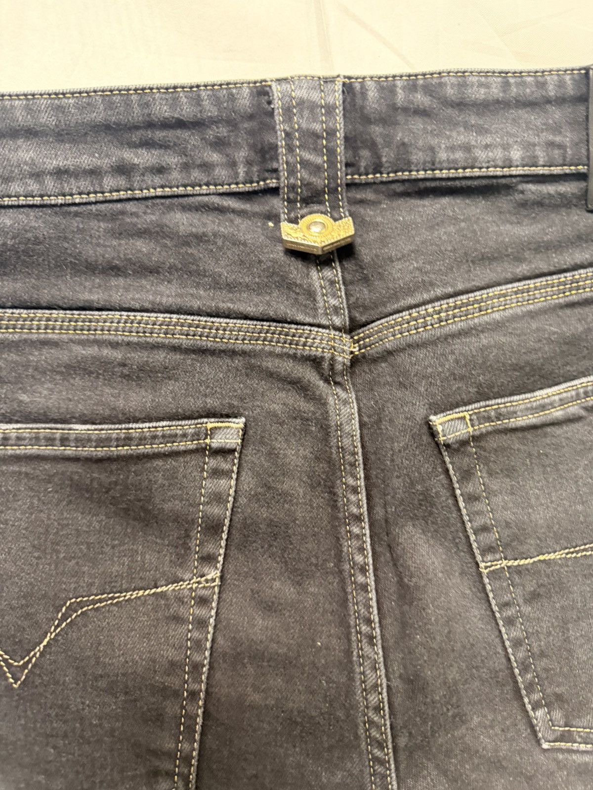 Versace Jeans Couture Versace Jeans Couture Black Slim Fit Designer Jeans Denim Size US 32 / EU 48 - 9 Thumbnail