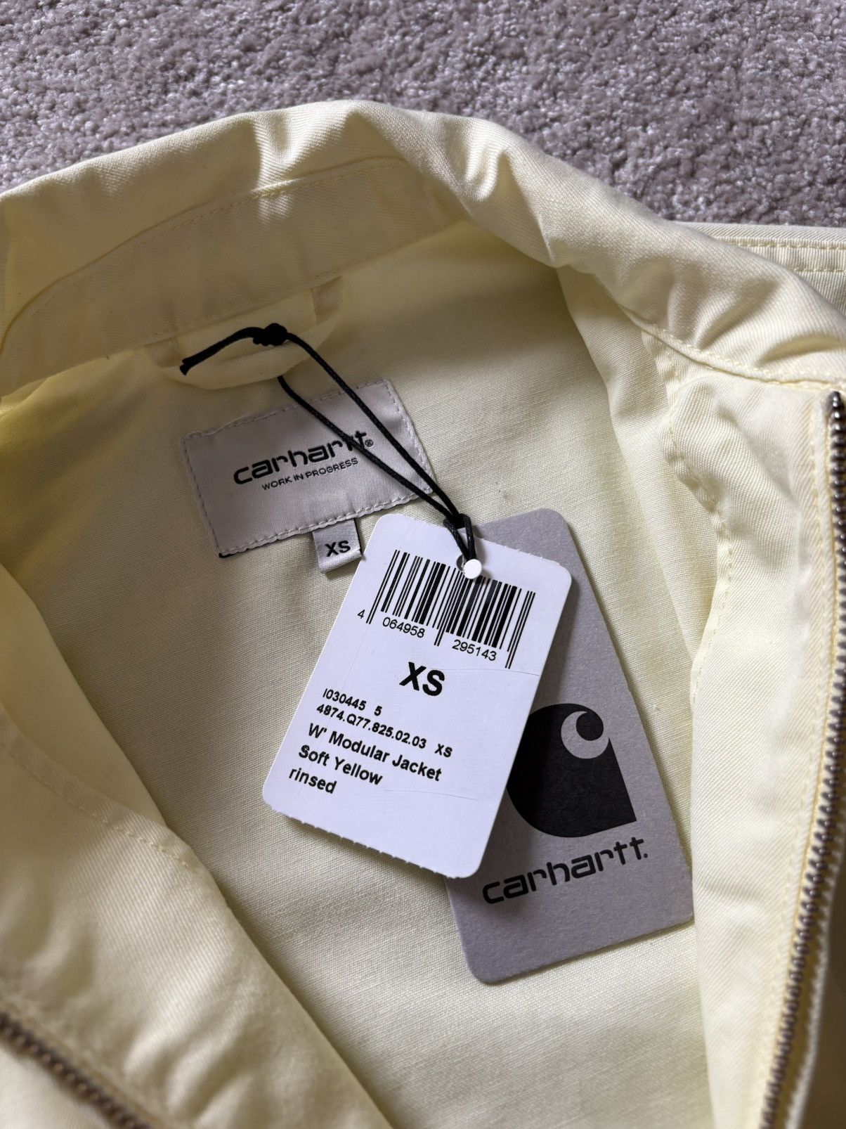 Carhartt Wip Carhartt WIP W’ Modular Jacket – Soft Yellow Rinsed, Size XS Size XS / US 0-2 / IT 36-38 - 4 Thumbnail