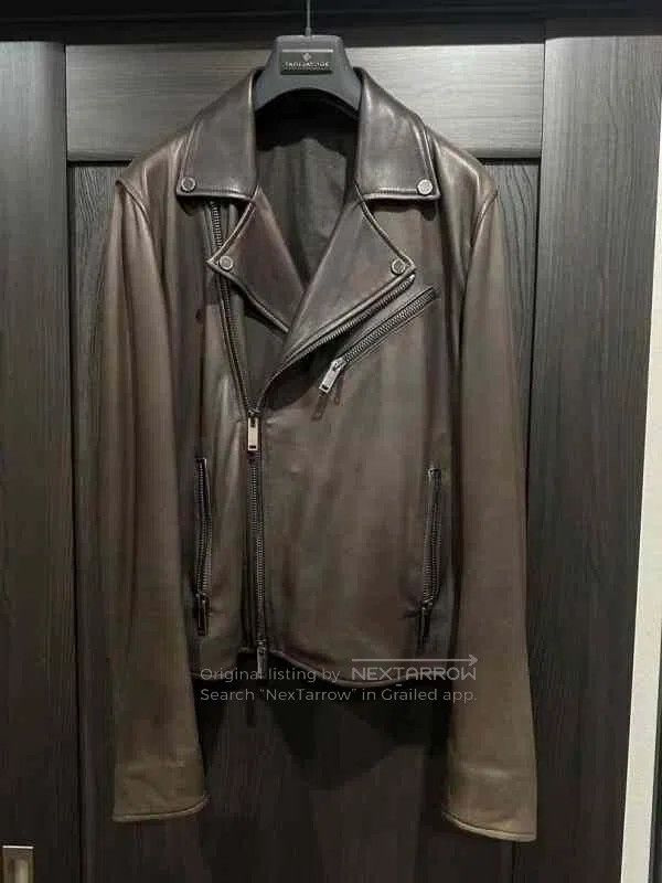 Other TAGLIATORE Brown Sheepskin Double Rider Jacket. Size US S / EU 44-46 / 1 - 1 Thumbnail