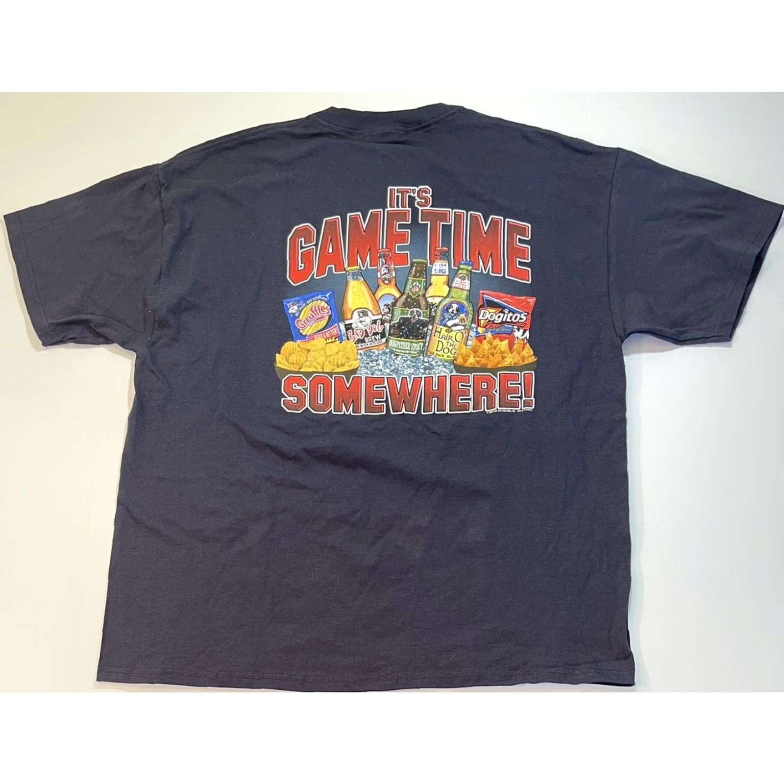 Big Dogs VINTAGE Big Dogs Big Game Hunter T-Shirt 90s Outdoor Sports 3XL Blue Mens Size US XXL / EU 58 / 5 - 6 Thumbnail