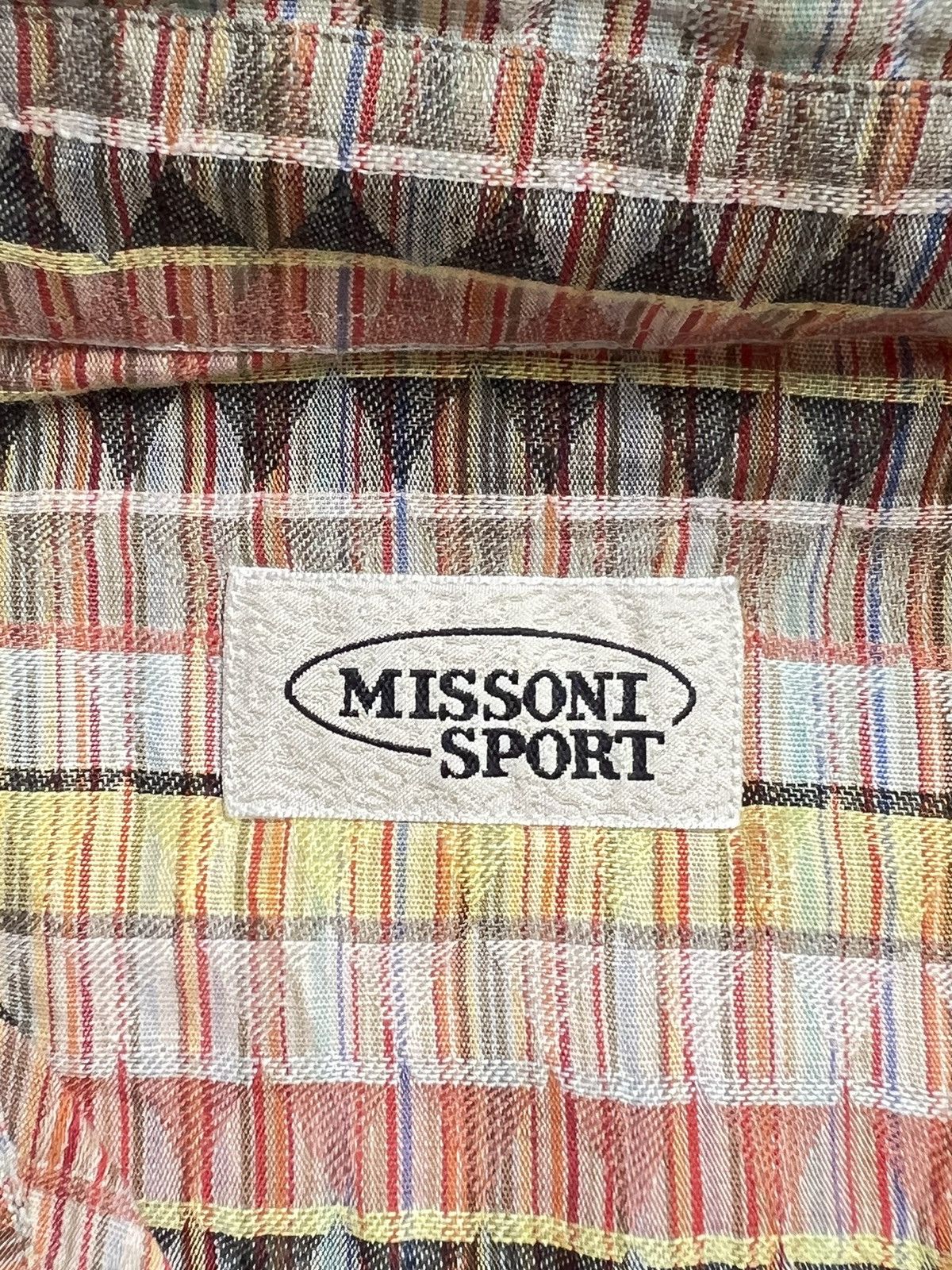 Missoni MISSONI SPORT Signature Motive Shirt Size 54L - 6 Thumbnail