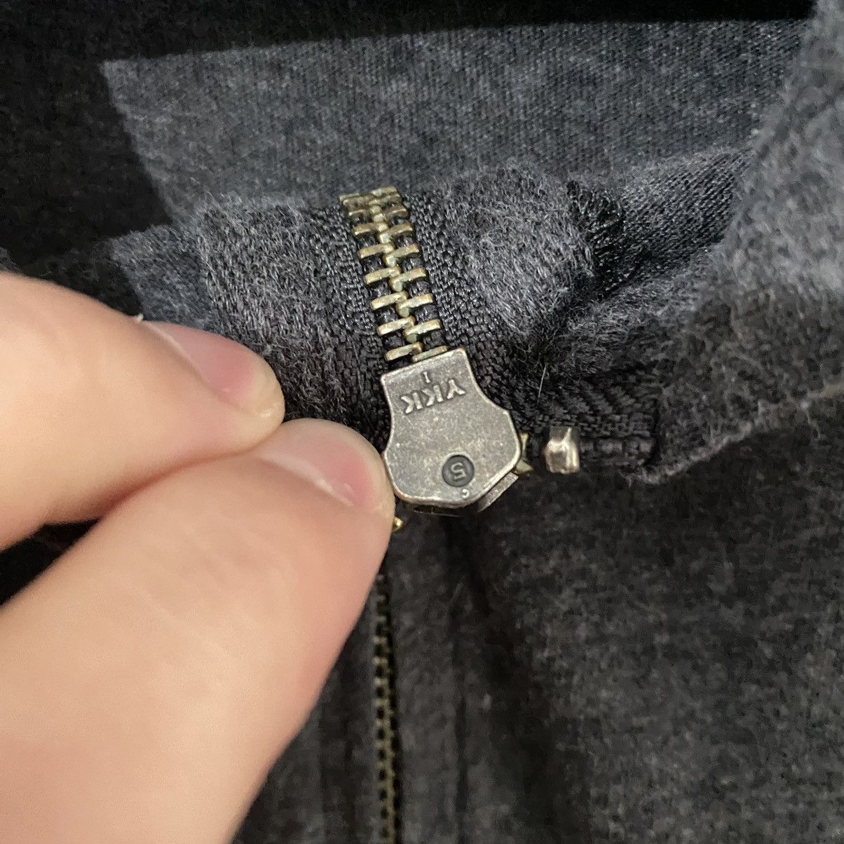 Allsaints Allsaints Luxury Zip Hoodie Grey Small Logo Y2K Japan Style Size US S / EU 44-46 / 1 - 10 Thumbnail