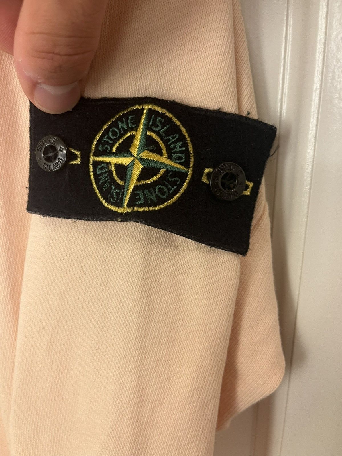 Stone Island STONE ISLAND Peach Long Sleeve Crewneck Sweater Men's Large Size US L / EU 52-54 / 3 - 4 Thumbnail