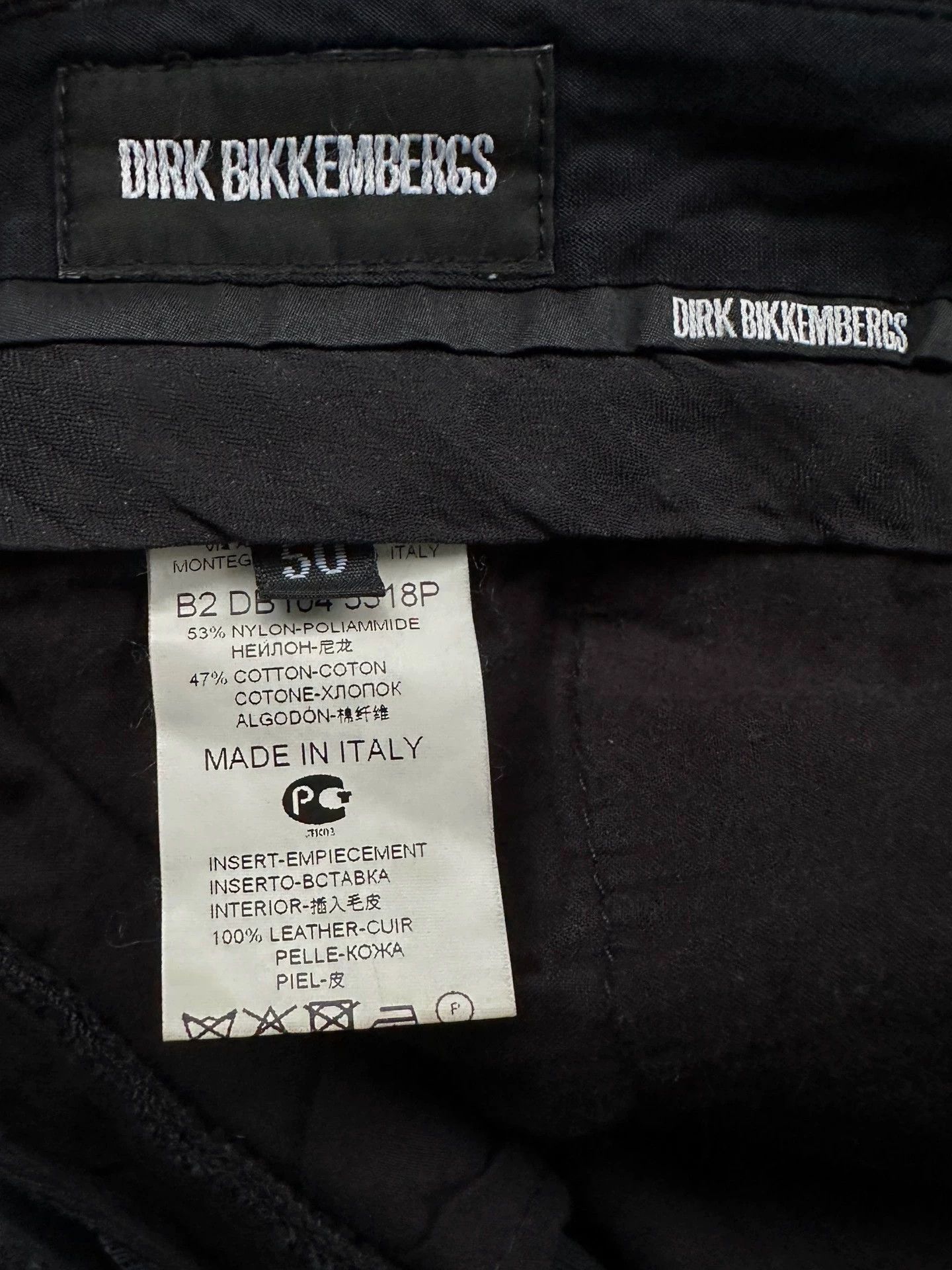 Dirk Bikkembergs Dirk Bikkembergs Side-Panel Leather Pants Size US 34 / EU 50 - 5 Thumbnail
