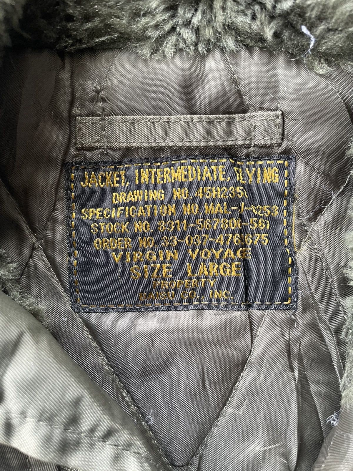 Japanese Brand Batsu Type N-3A Flight Jacket Size US L / EU 52-54 / 3 - 18 Thumbnail